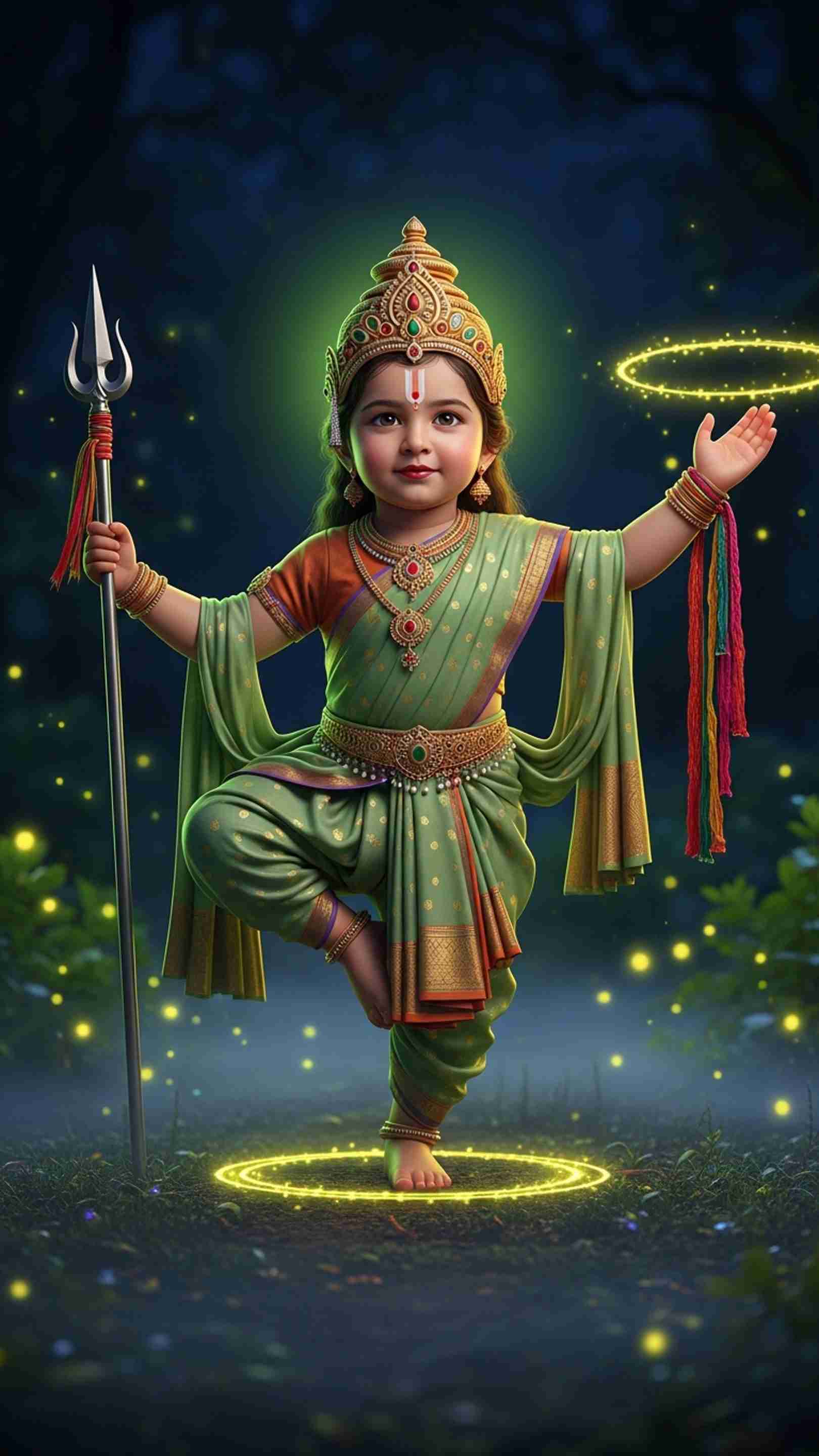 Cute Devi Mobile Wallpaper