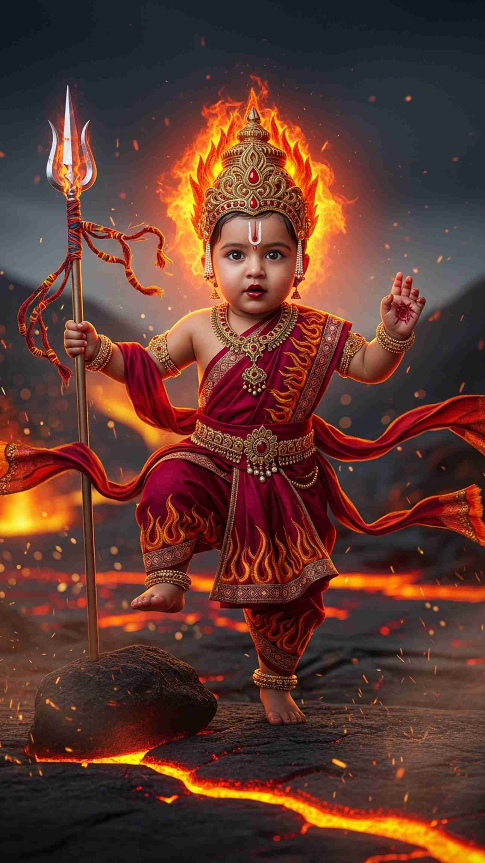 Cute Devi Mobile Wallpaper