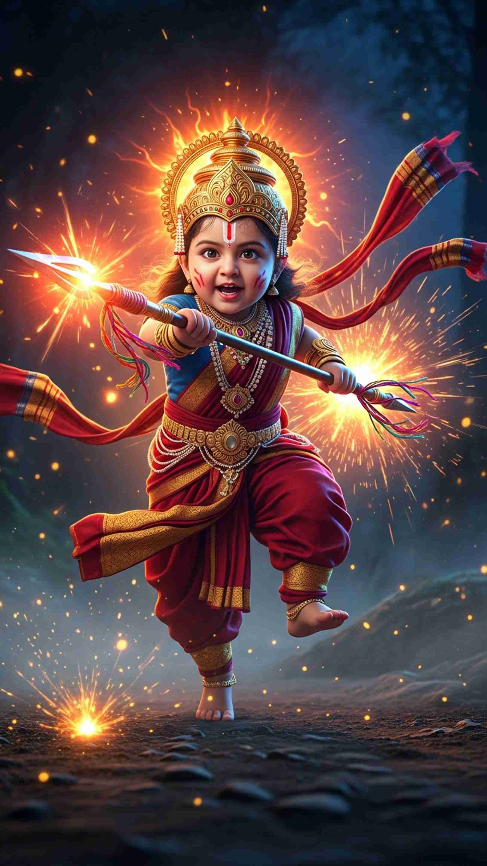 Cute Devi Mobile Wallpaper