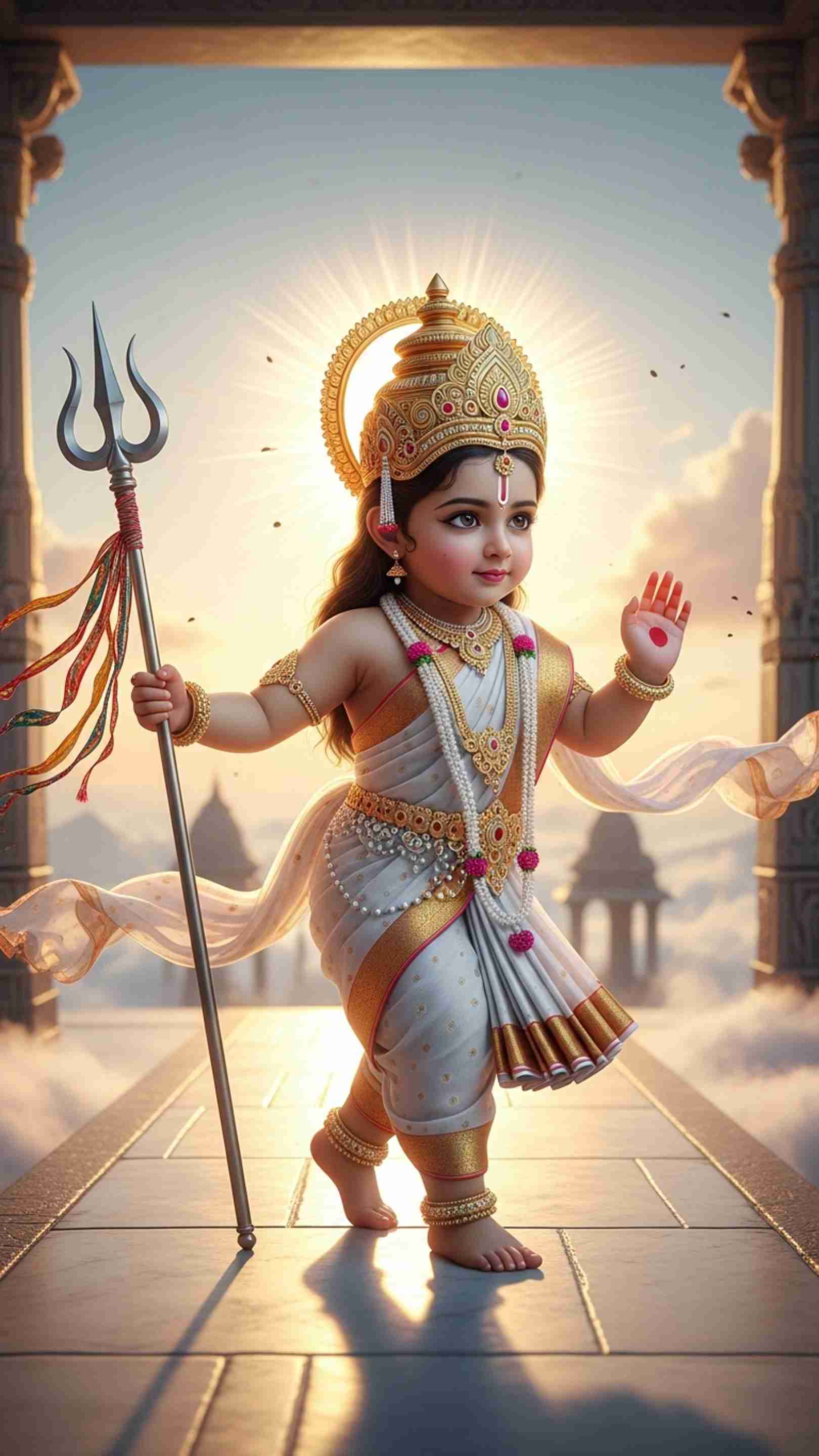 Cute Devi Mobile Wallpaper