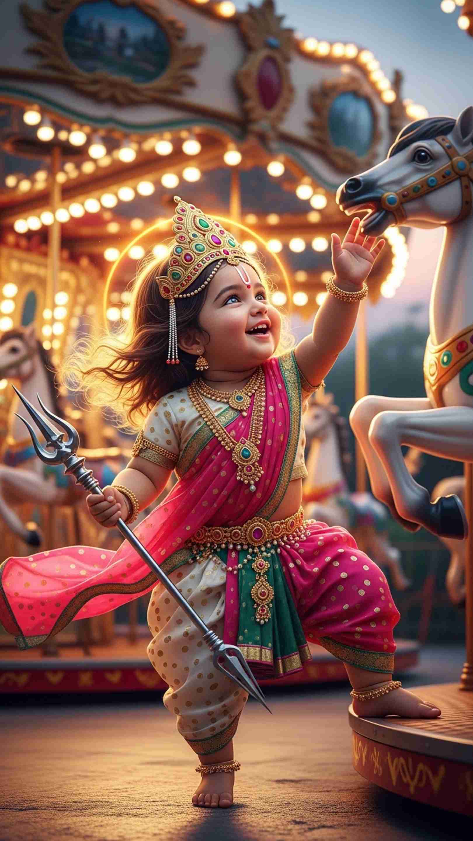 Cute Devi Mobile Wallpaper