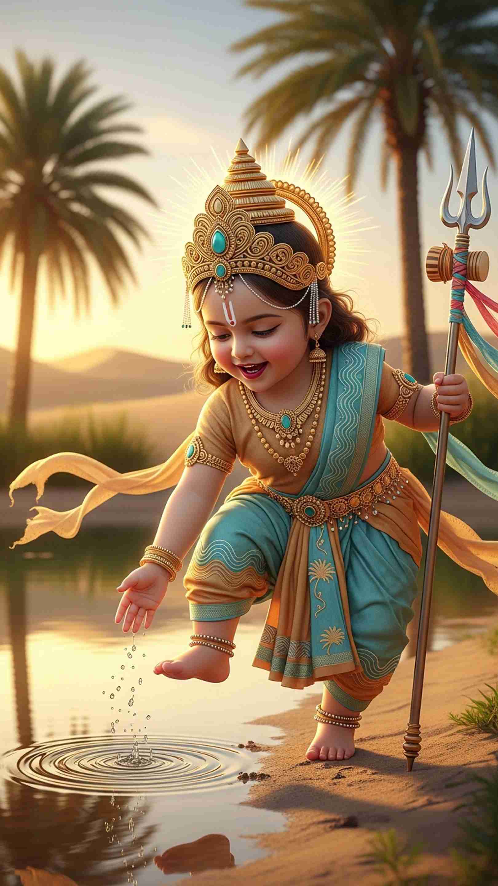Cute Devi Mobile Wallpaper