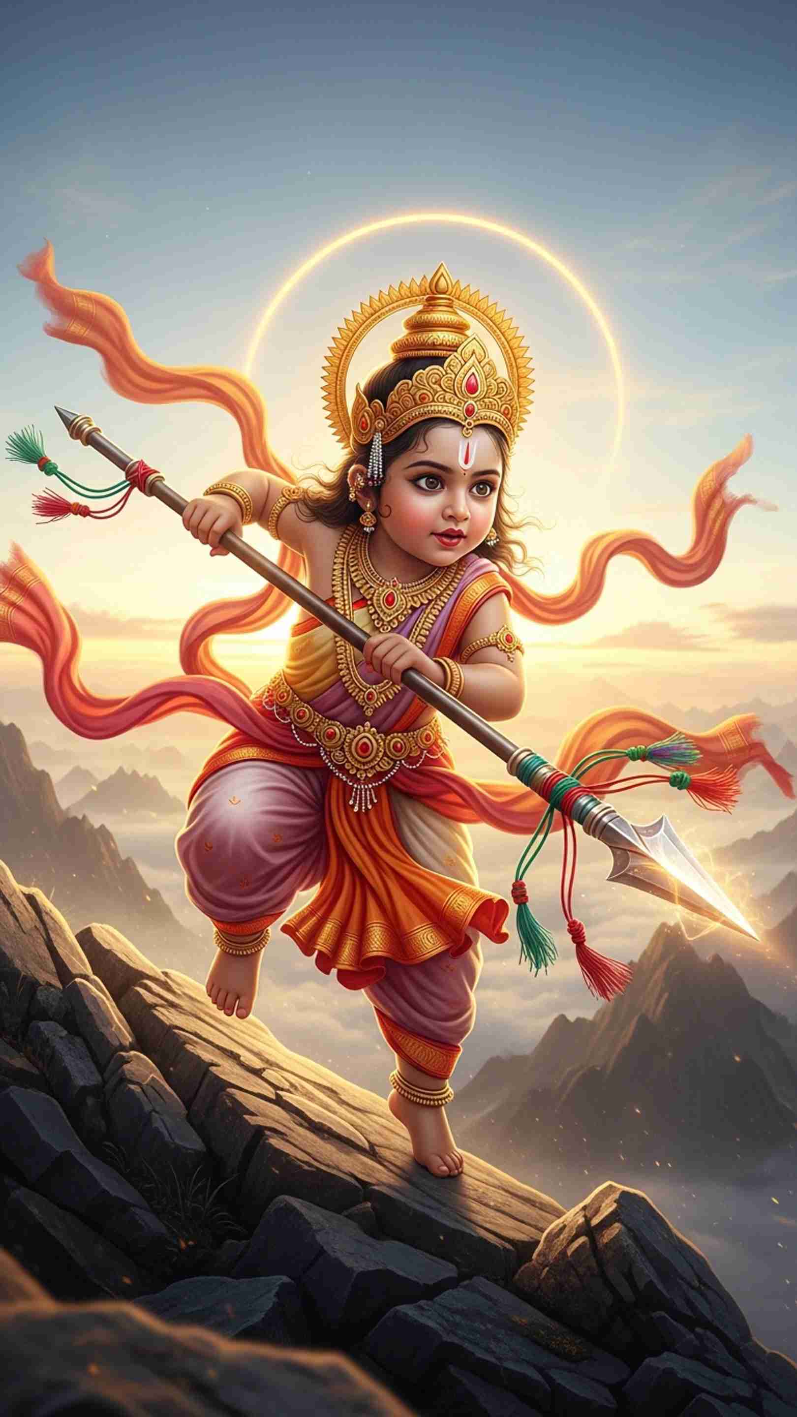 Cute Devi Mobile Wallpaper