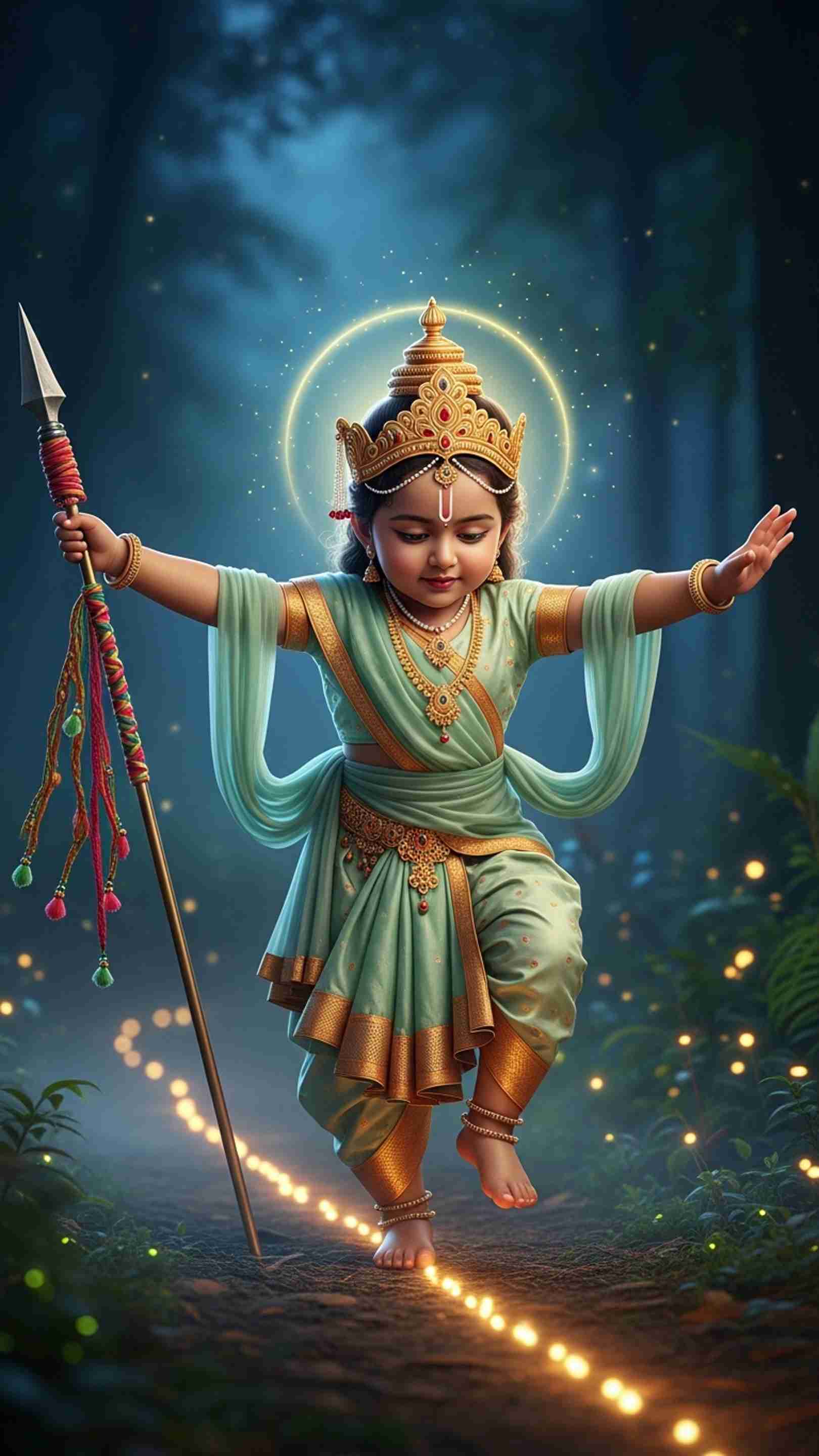 Cute Devi Mobile Wallpaper