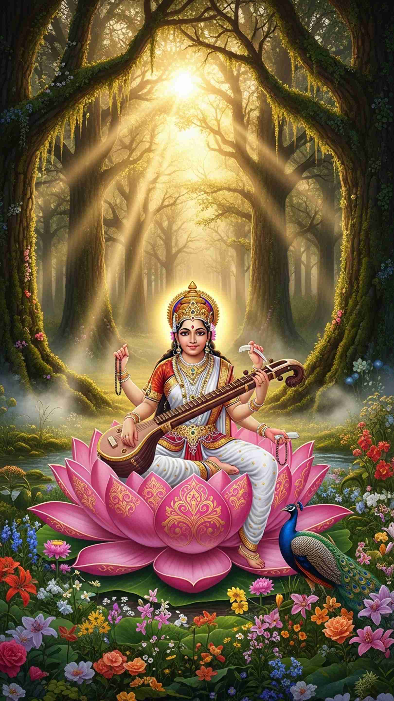 Sarswati Wallpaper