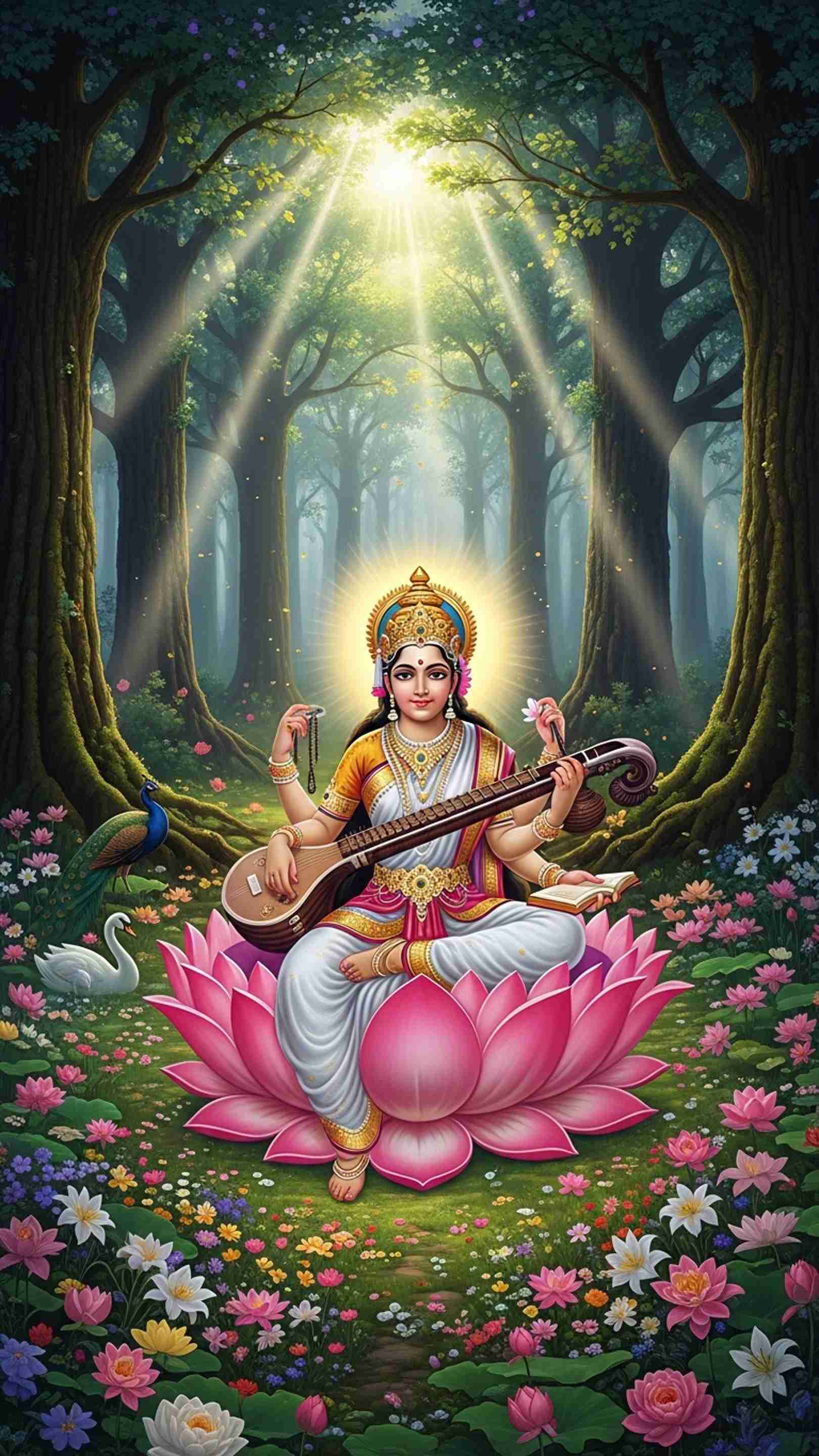 Sarswati Wallpaper
