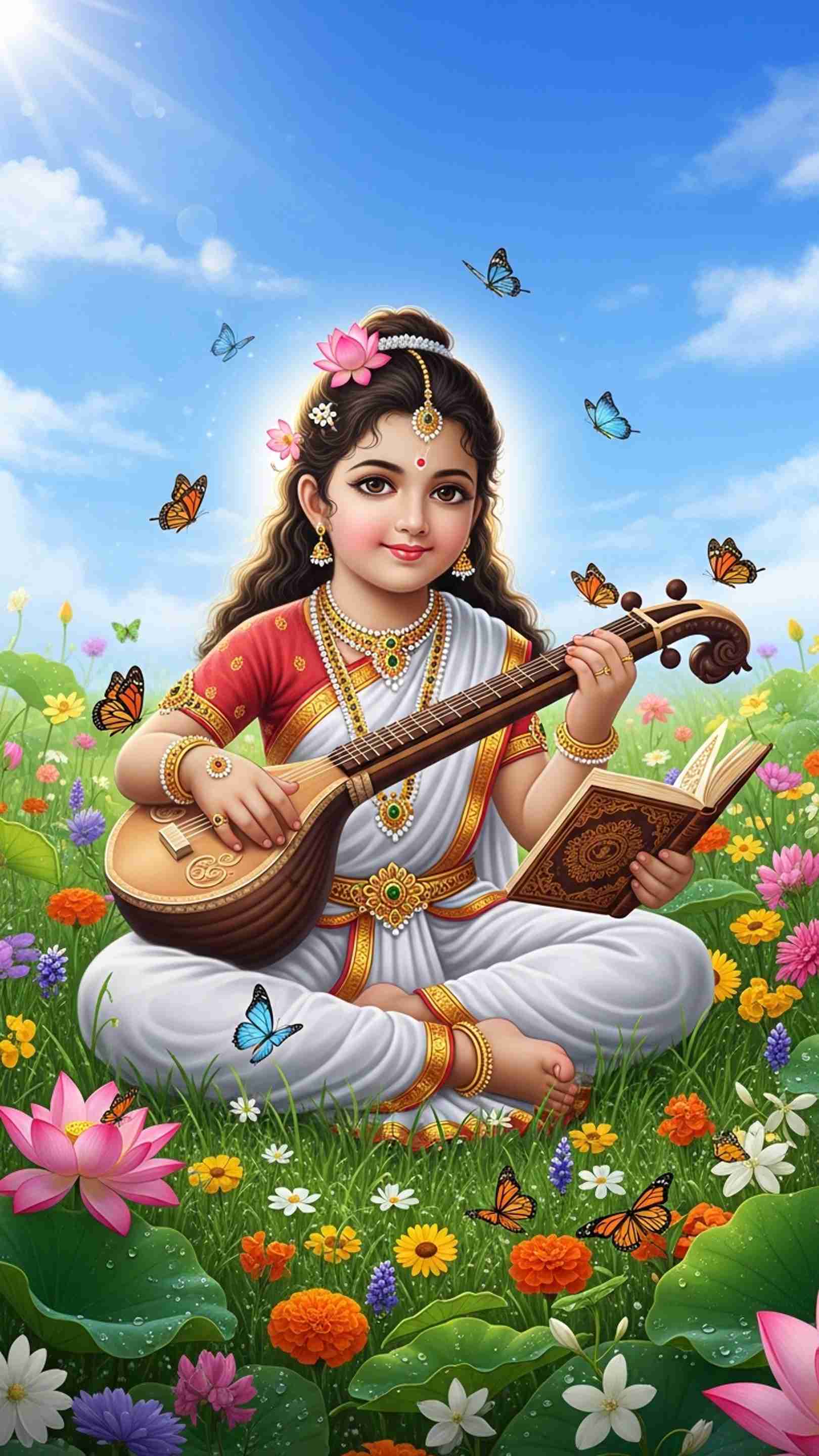 Sarswati Wallpaper