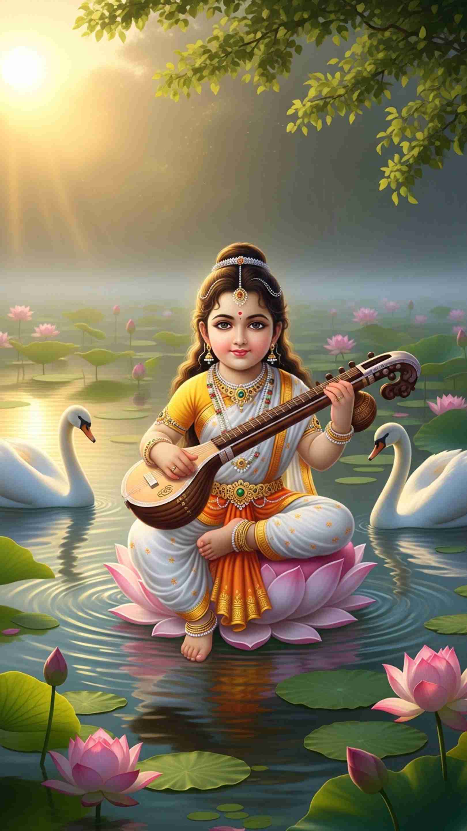 Sarswati Wallpaper