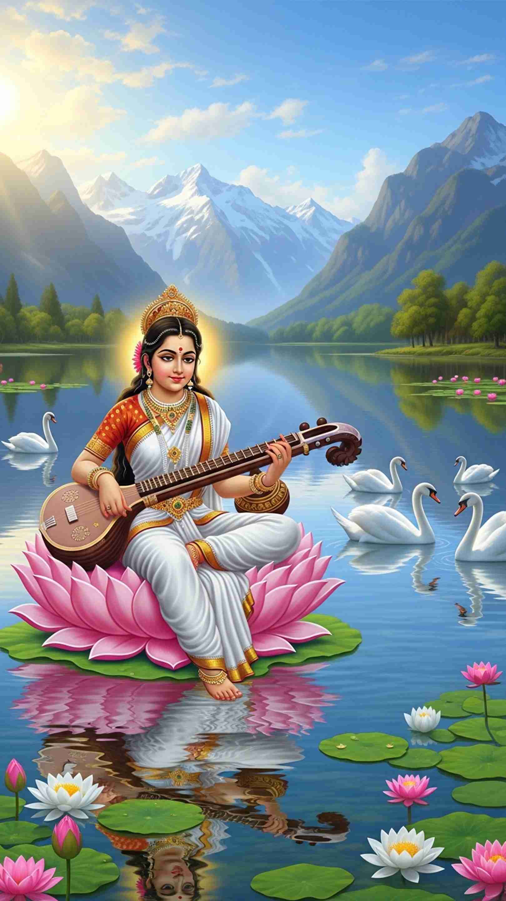 Sarswati Wallpaper