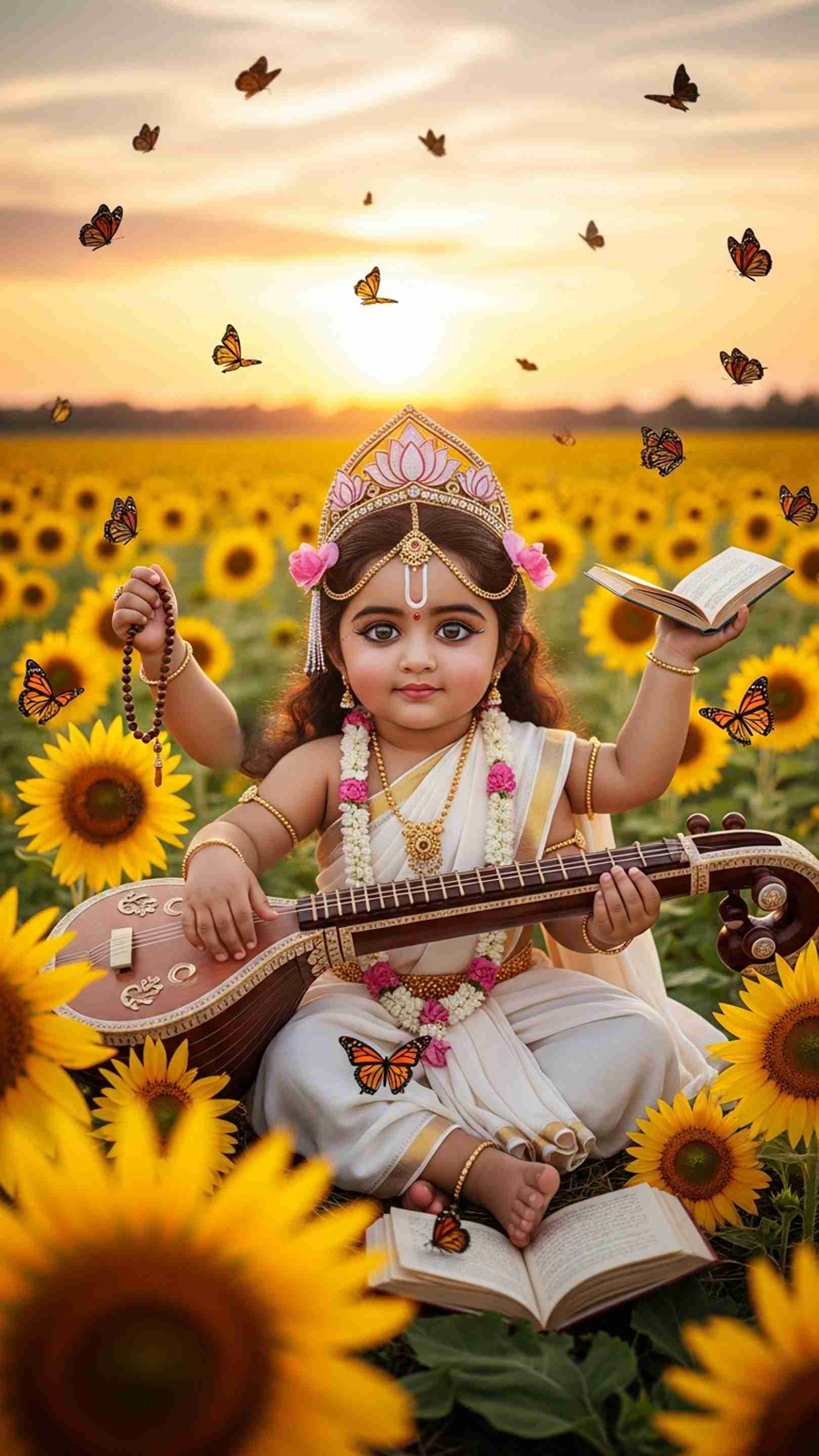 Sarswati Wallpaper