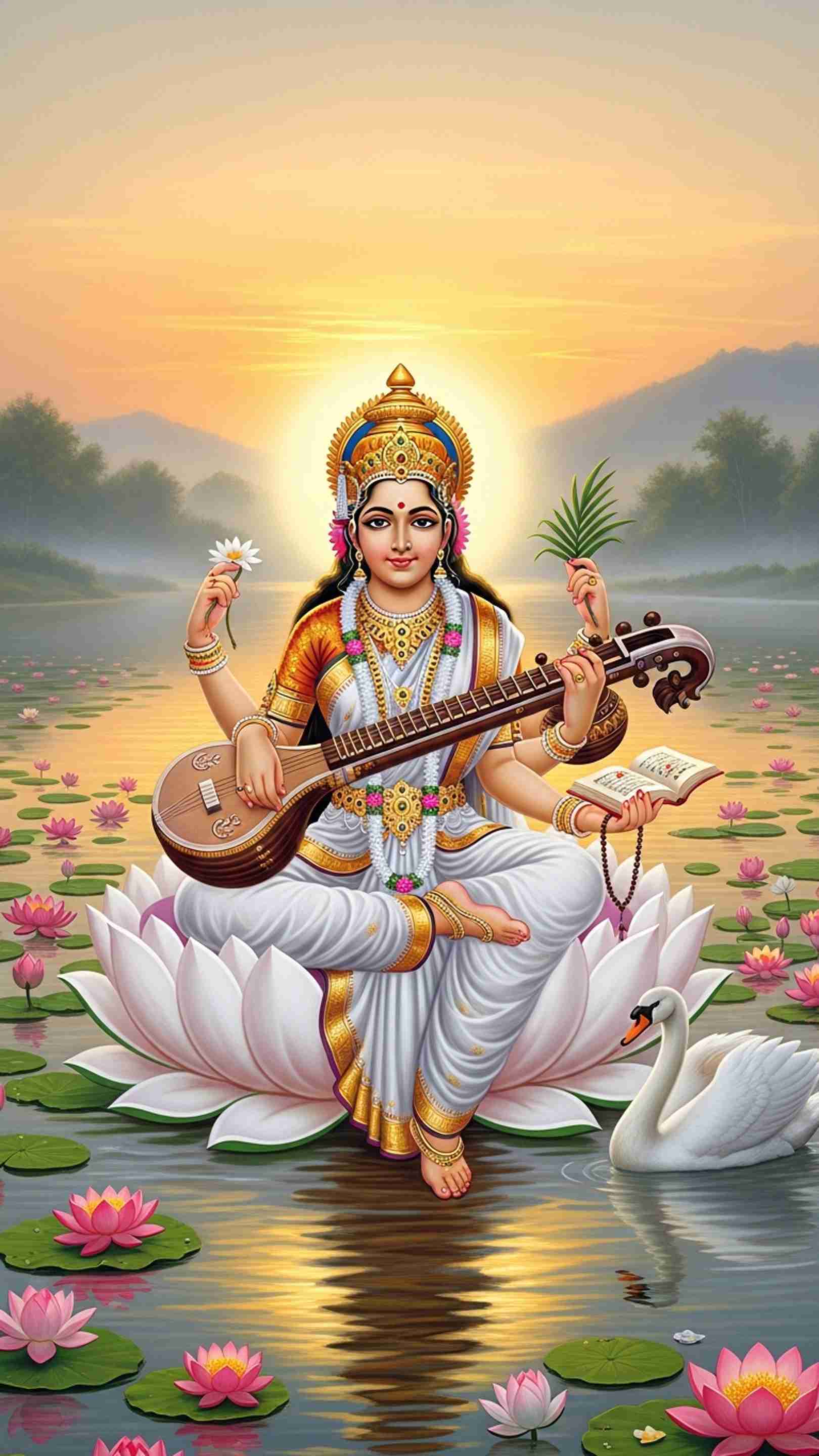 Sarswati Wallpaper