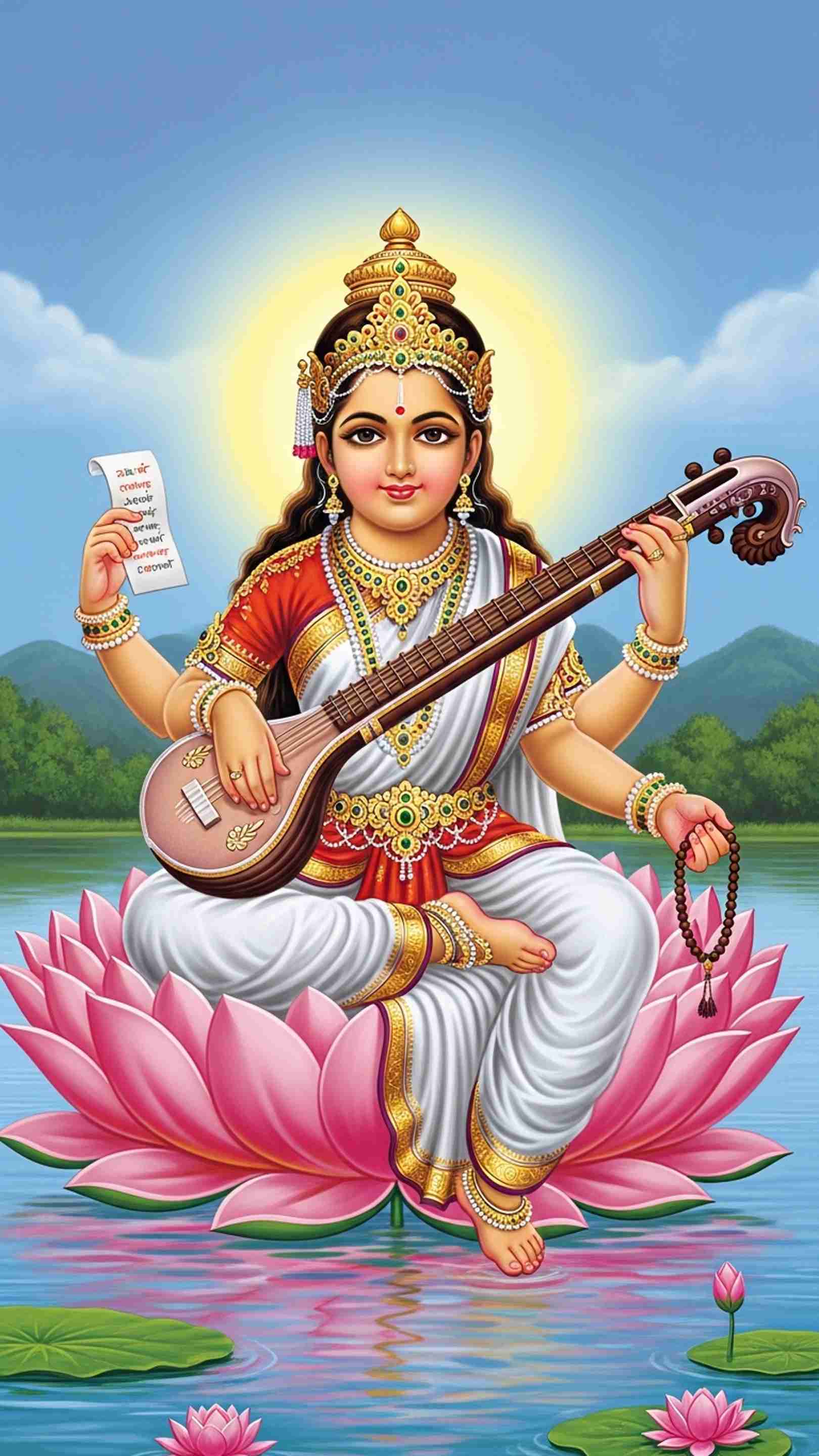 Sarswati Wallpaper