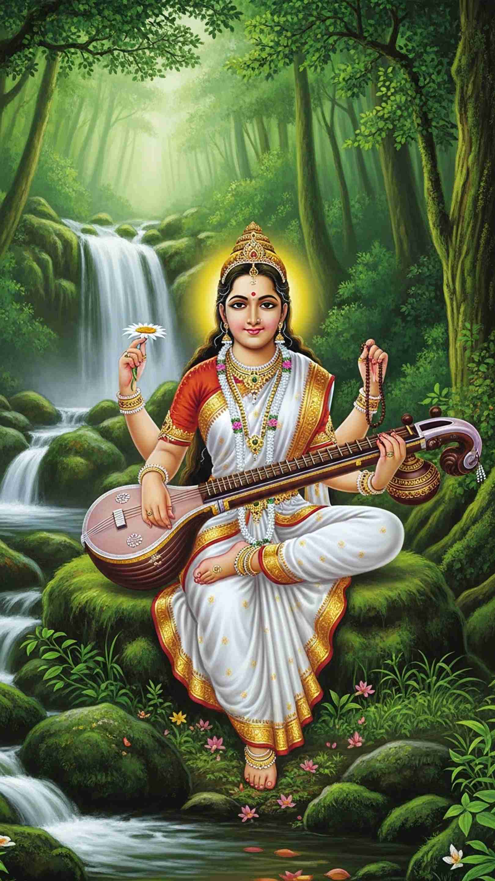 Sarswati Wallpaper