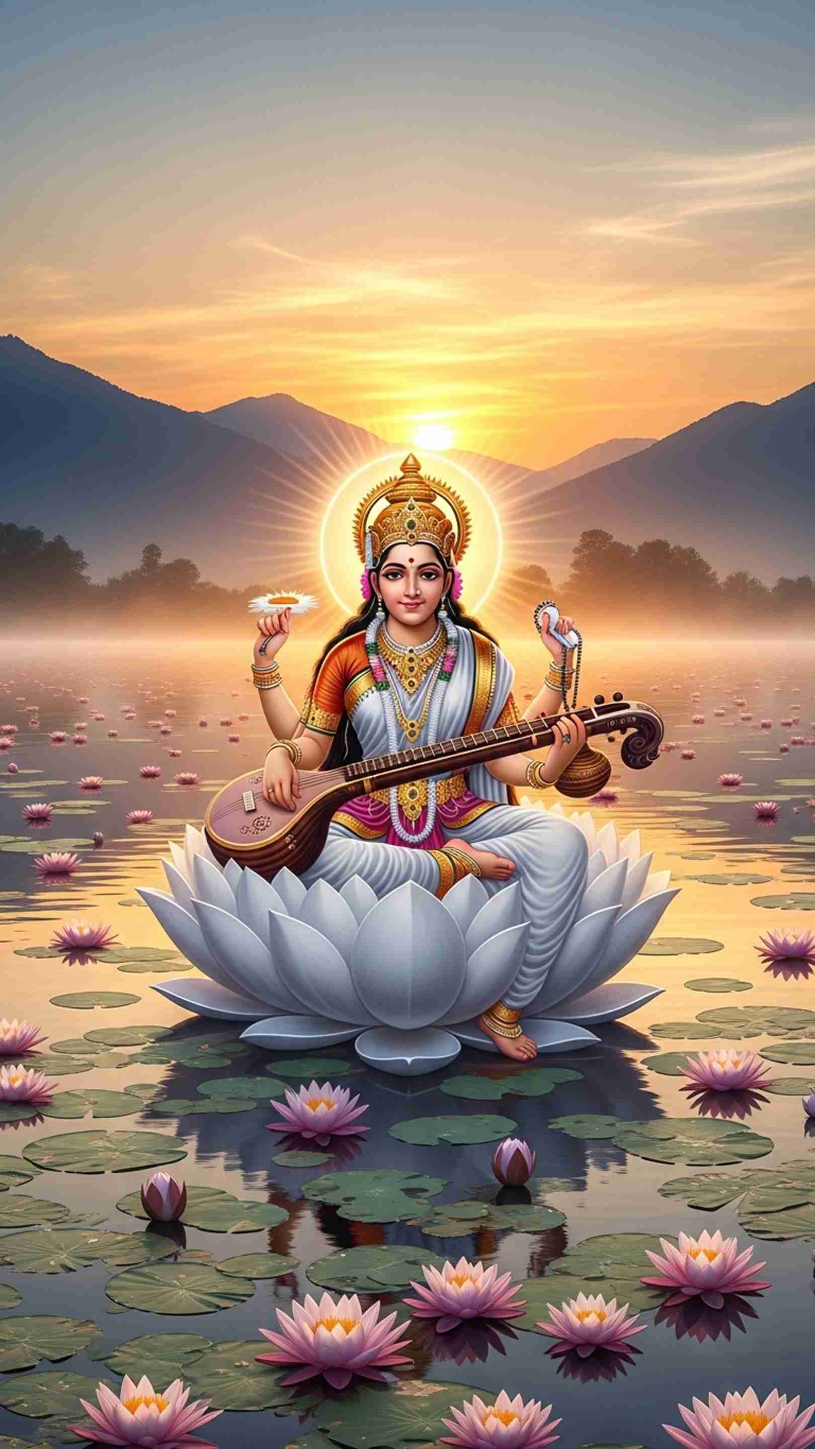 Sarswati Wallpaper