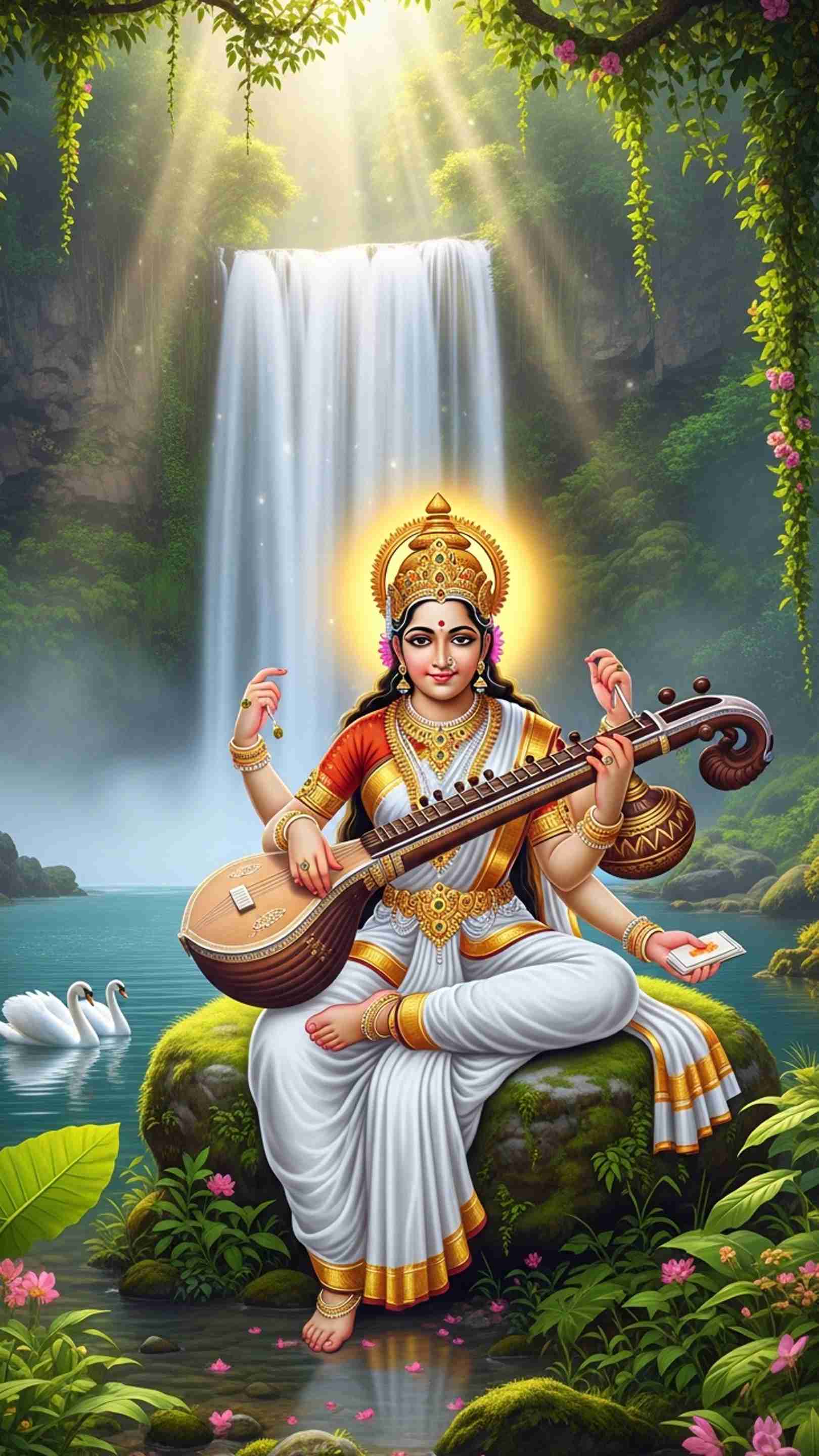 Sarswati Wallpaper
