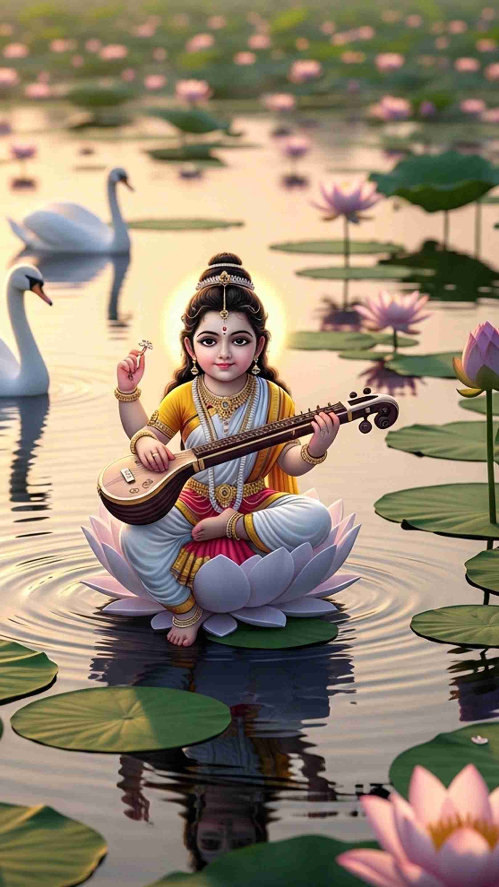 Sarswati Wallpaper