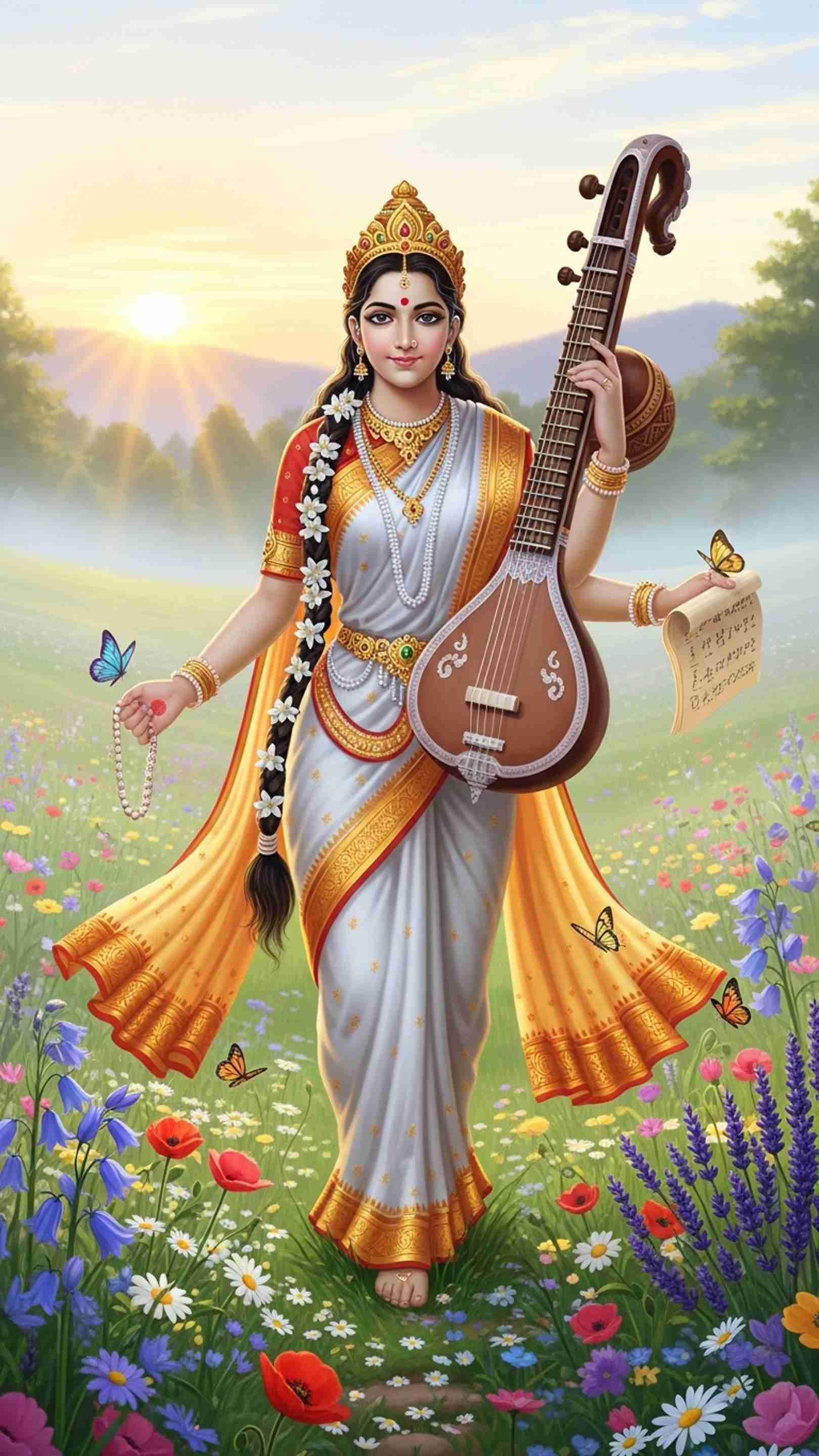 Sarswati Wallpaper