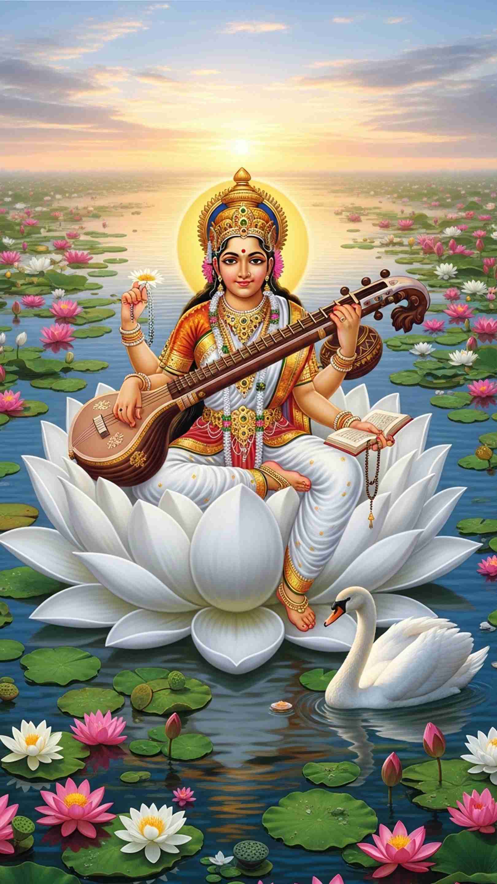Sarswati Wallpaper
