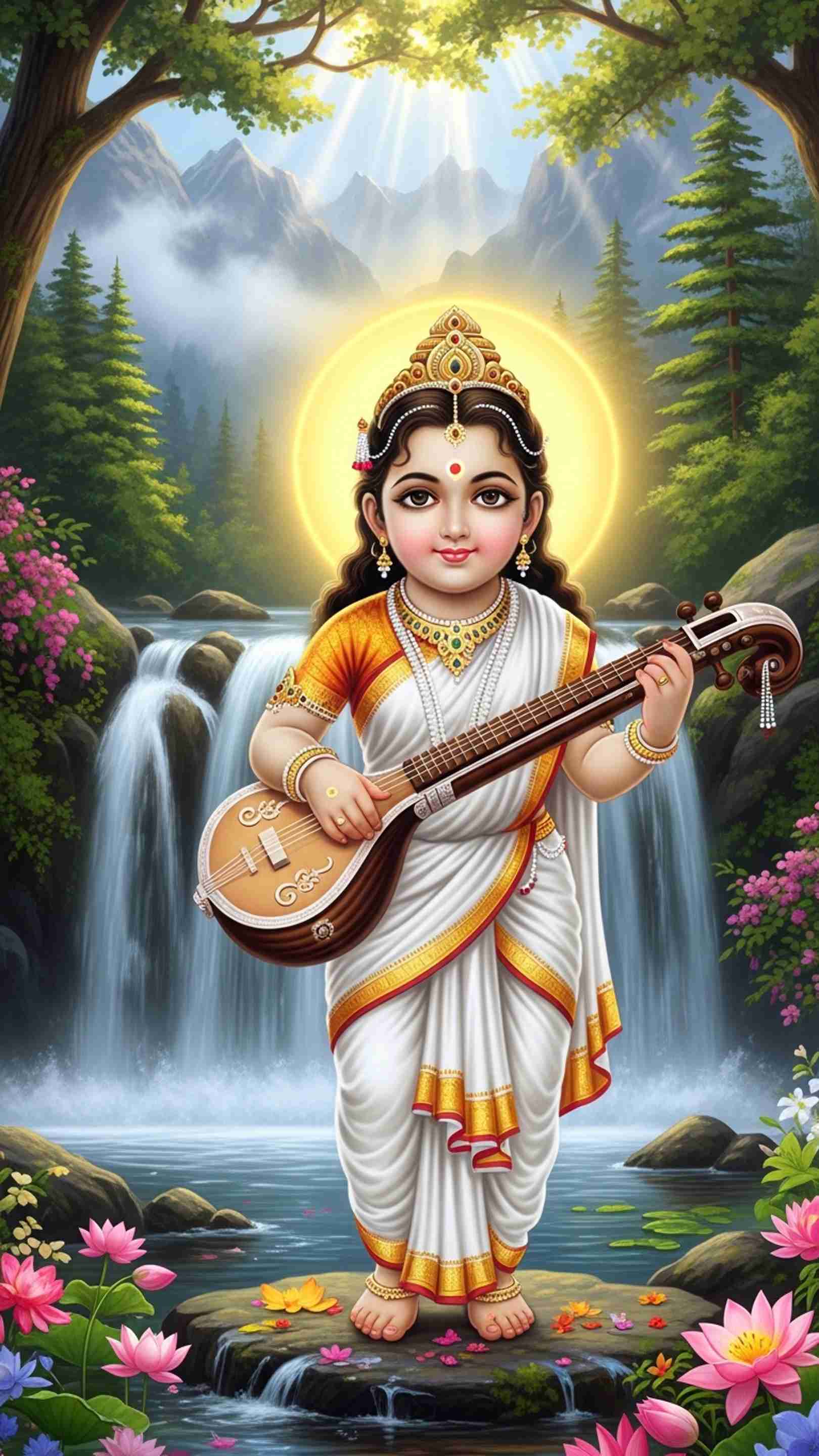 Sarswati Wallpaper
