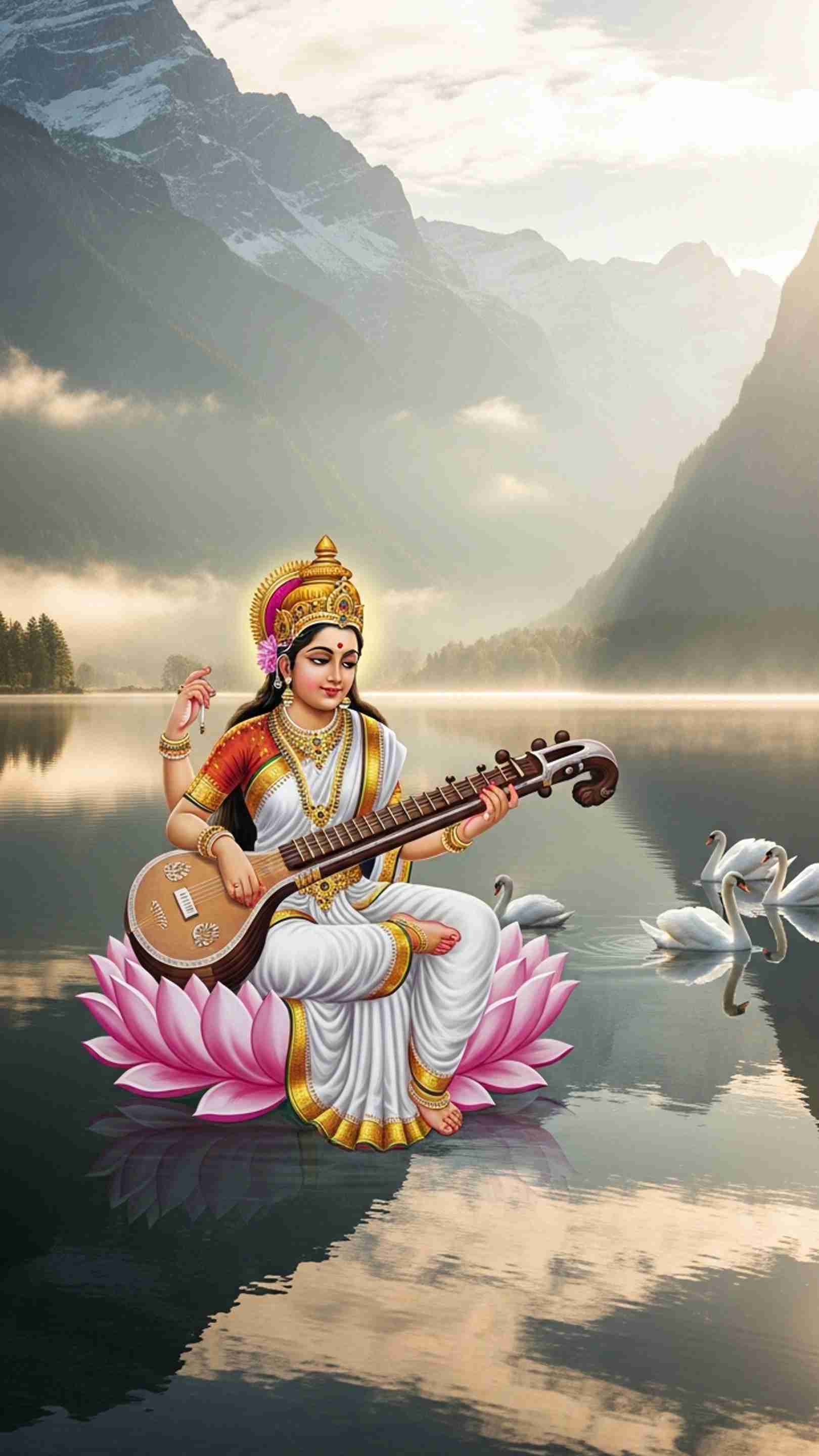 Sarswati Wallpaper