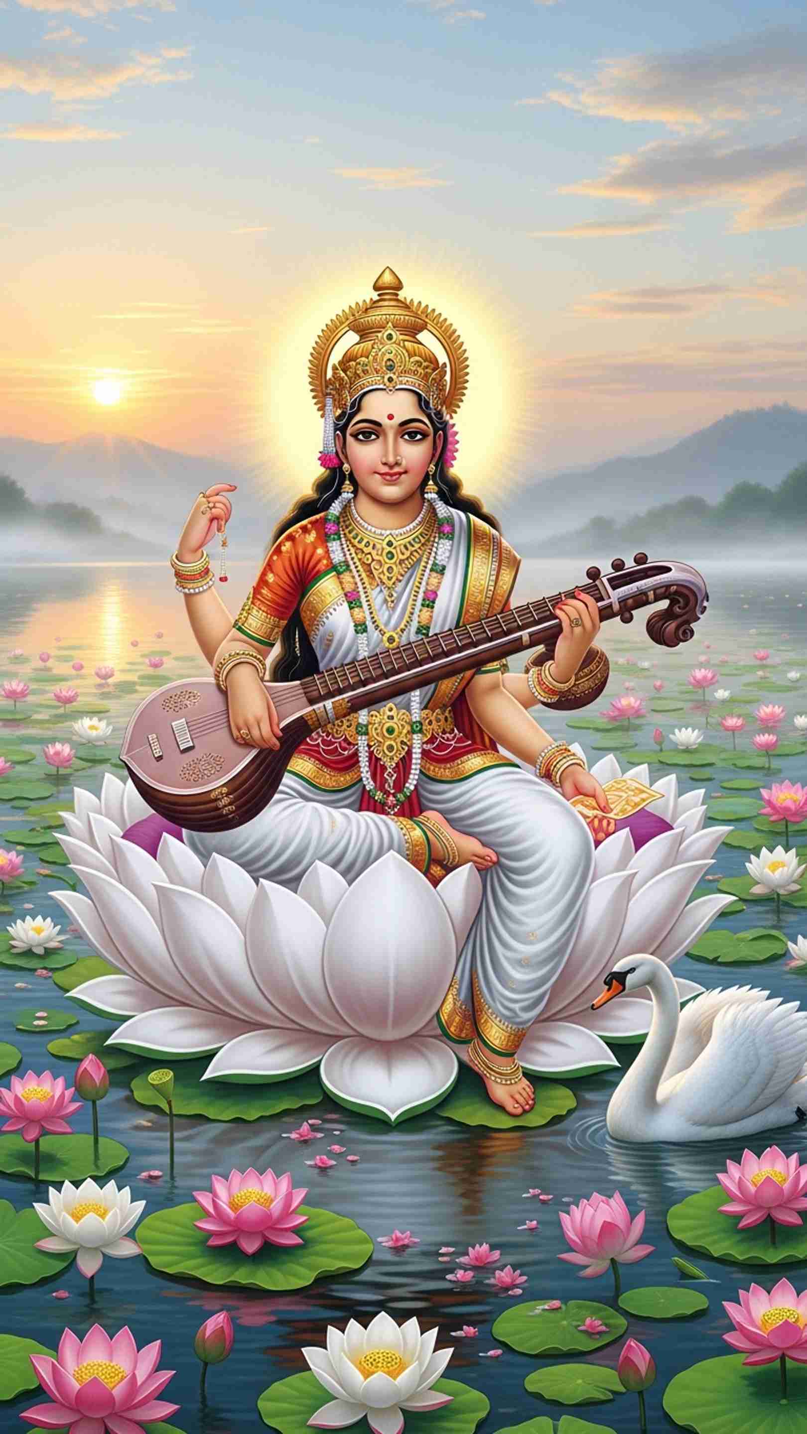 Sarswati Wallpaper