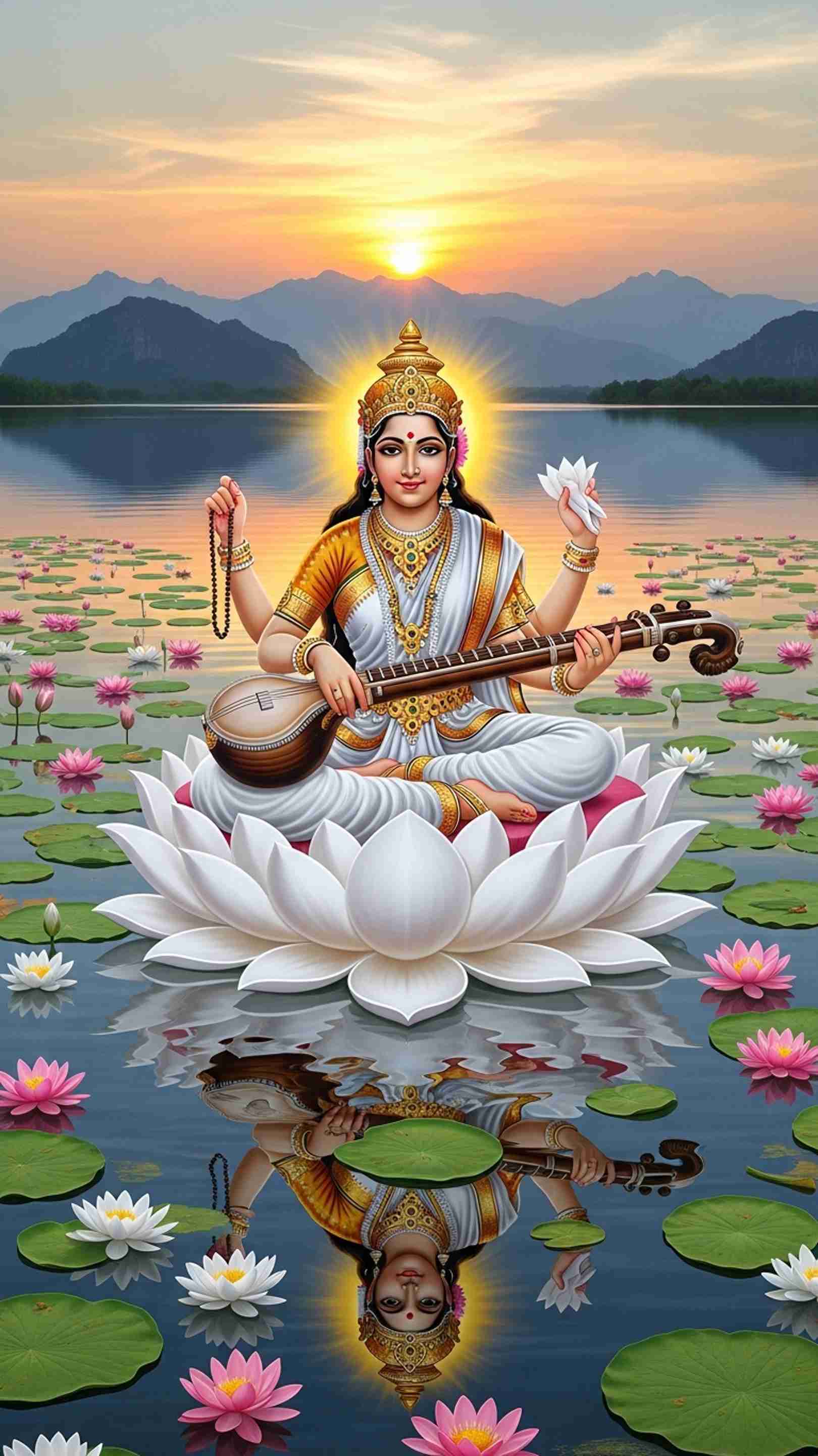 Sarswati Wallpaper