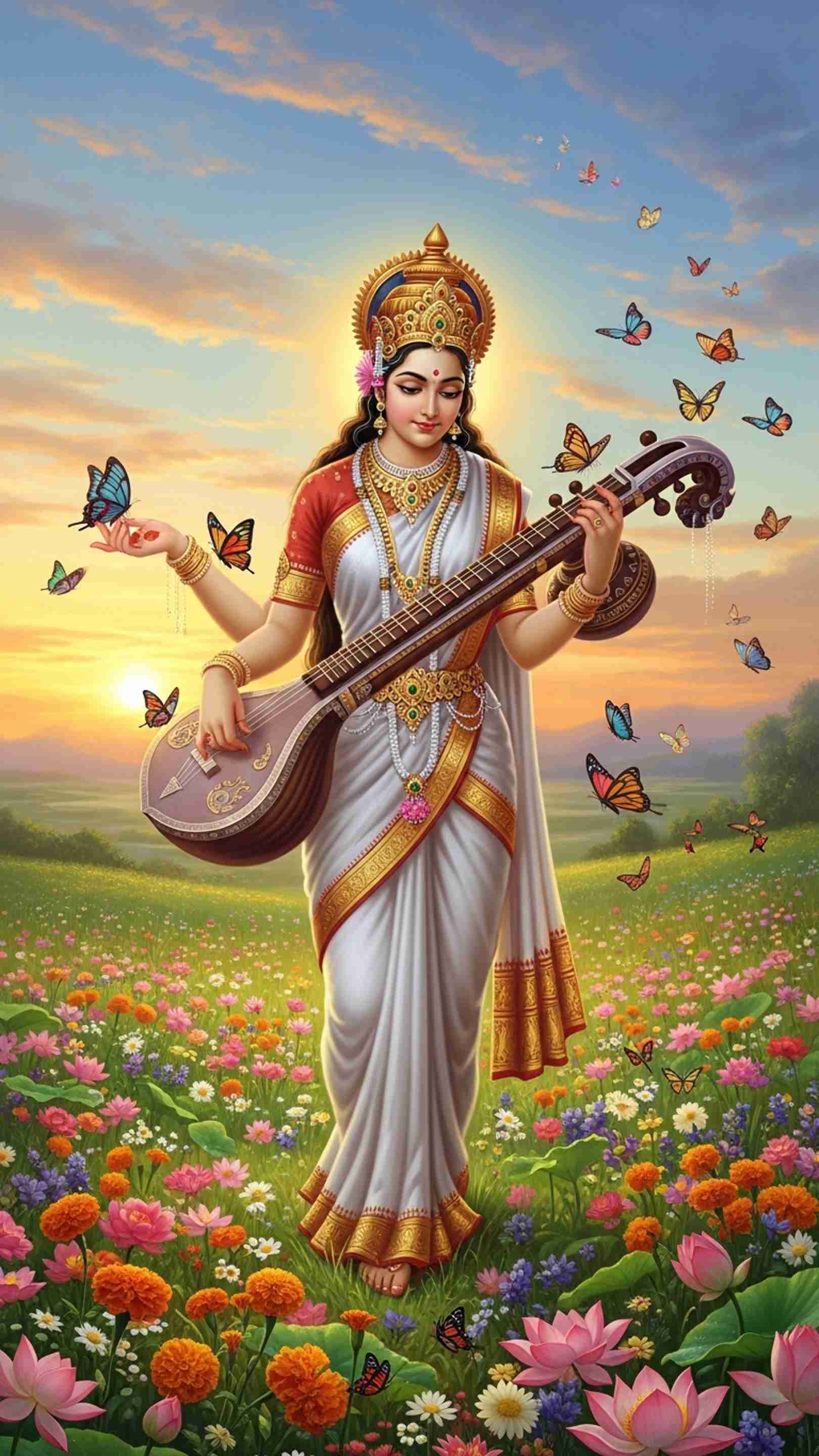 Sarswati Wallpaper
