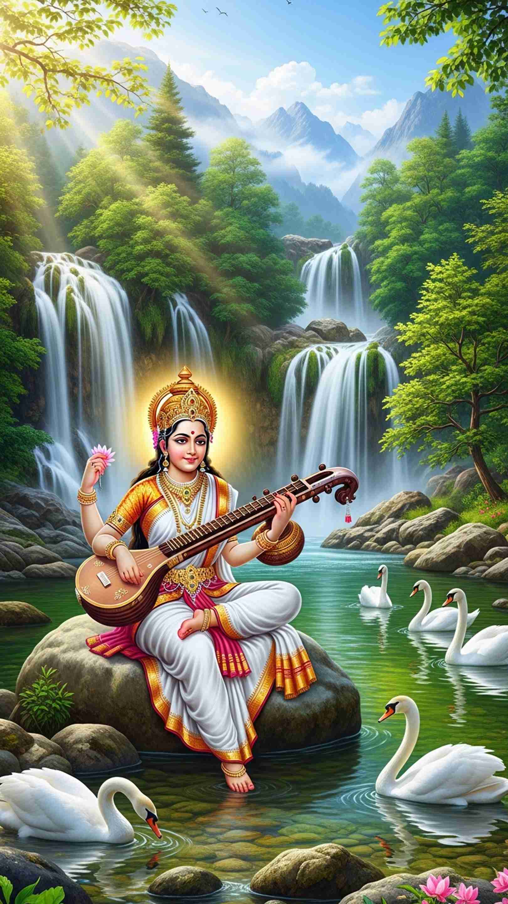Sarswati Wallpaper