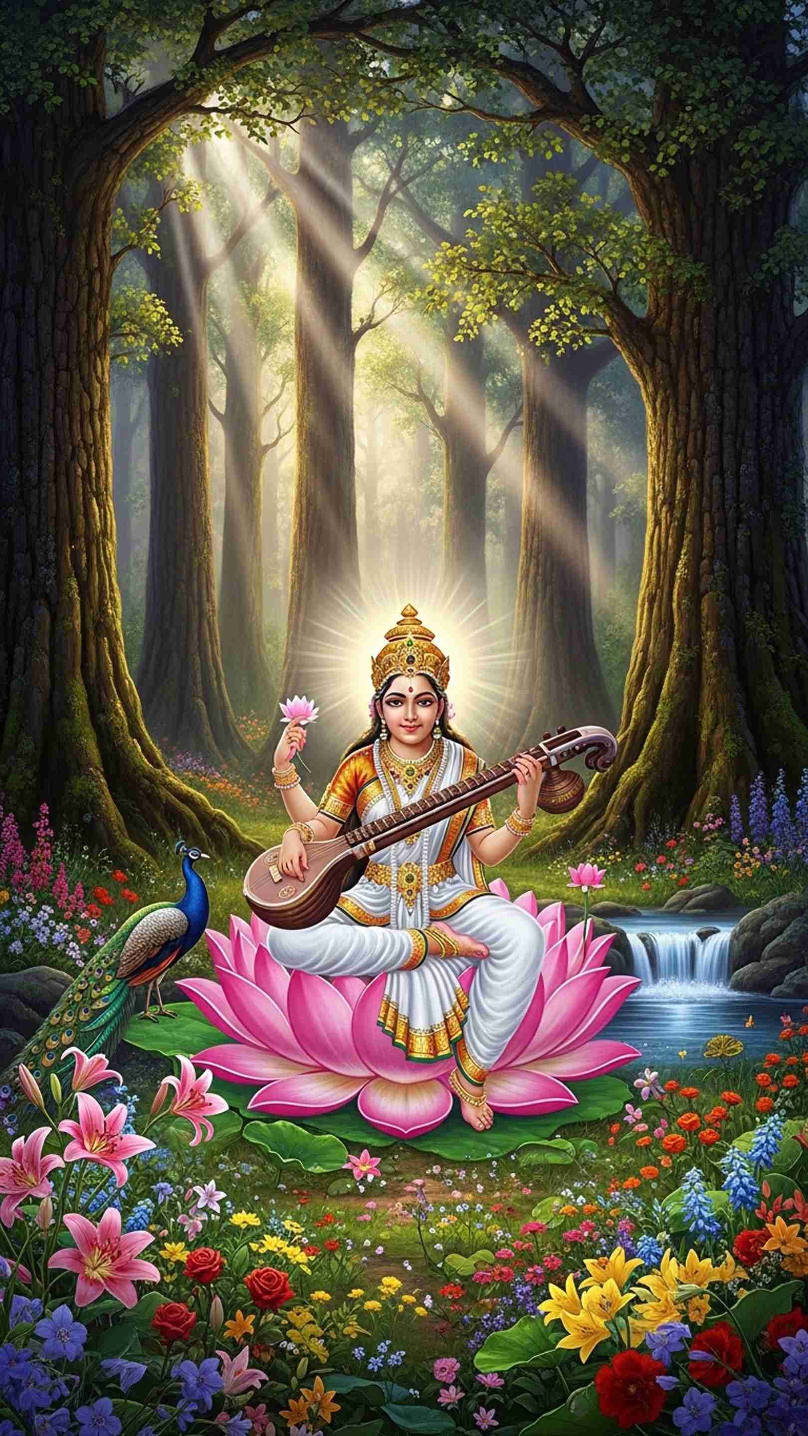 Sarswati Wallpaper