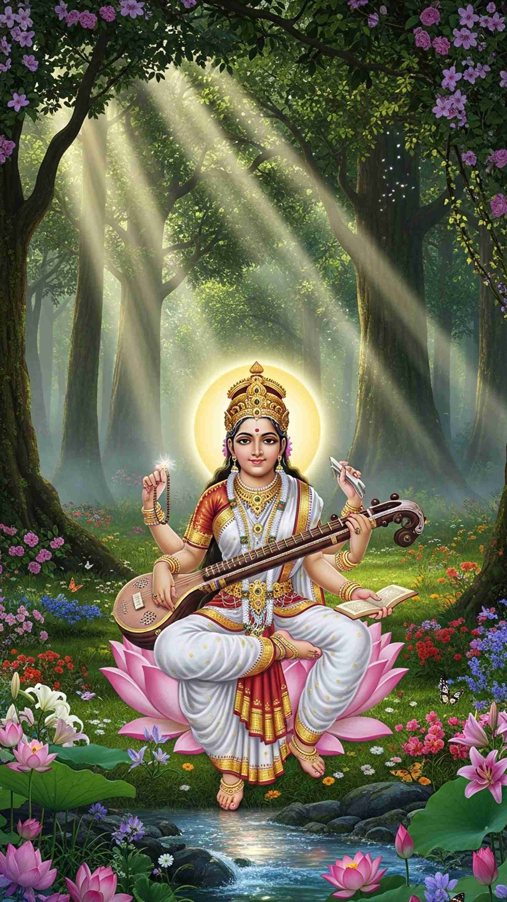Sarswati Wallpaper
