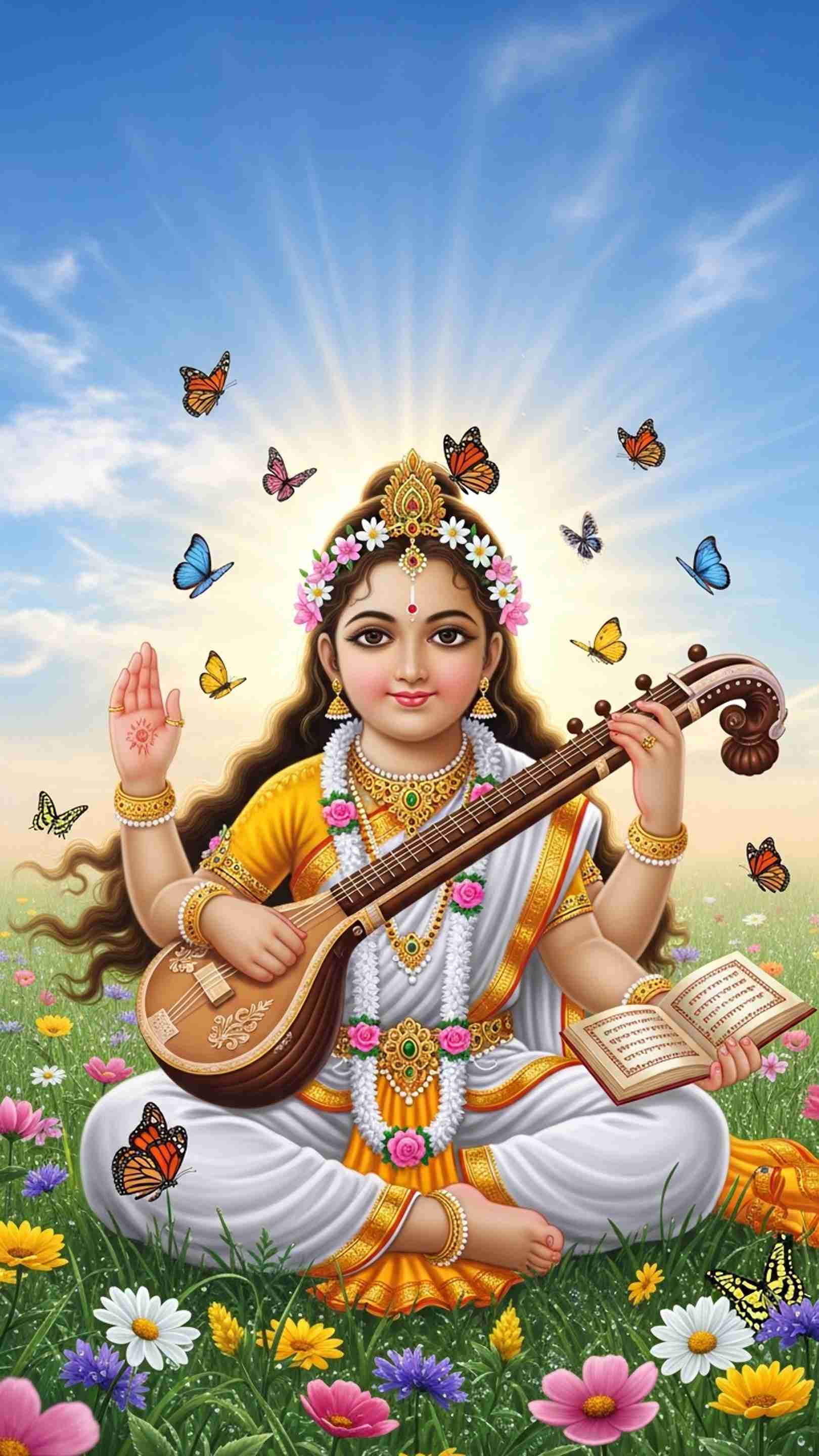 Sarswati Wallpaper