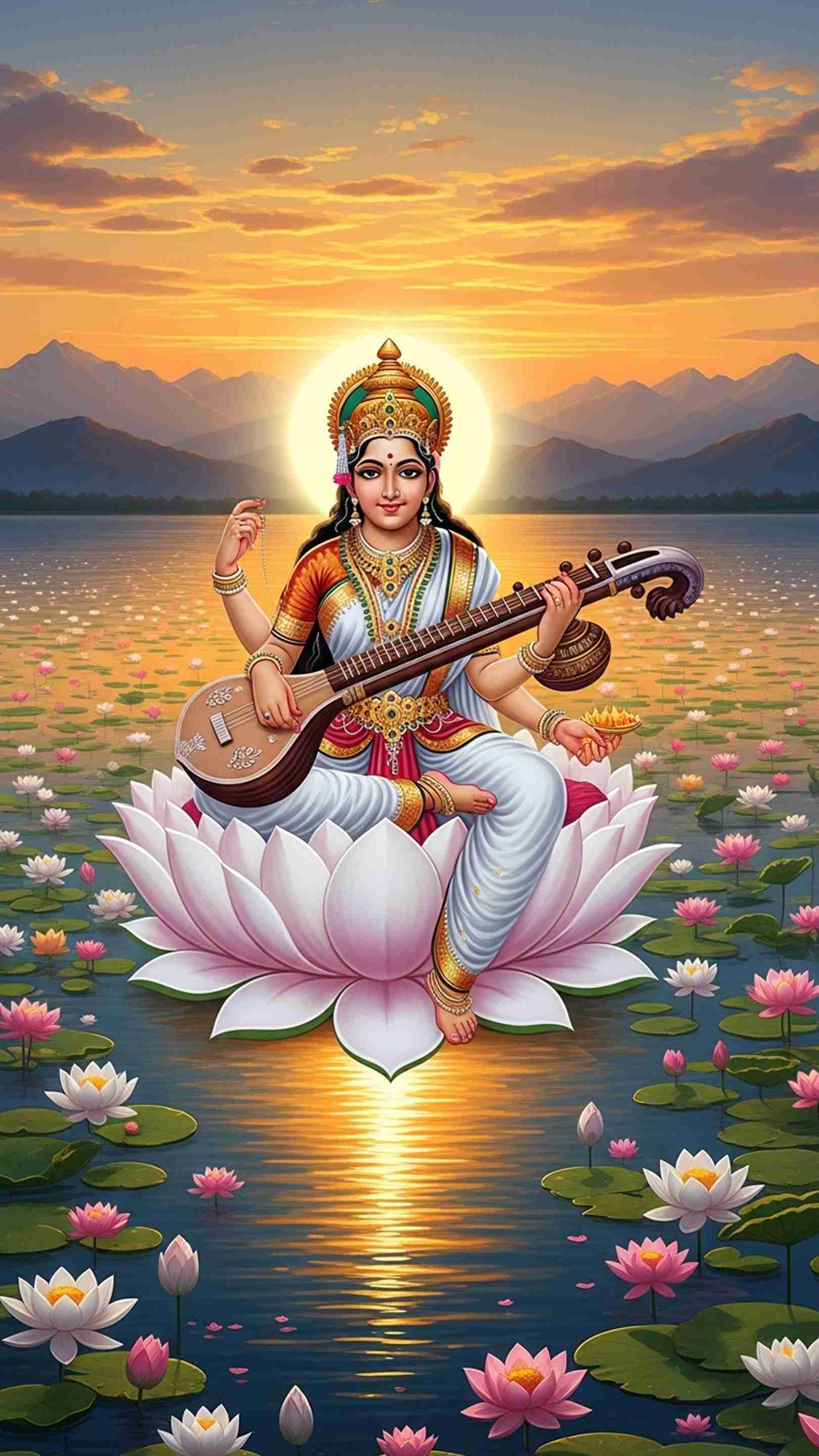 Sarswati Wallpaper