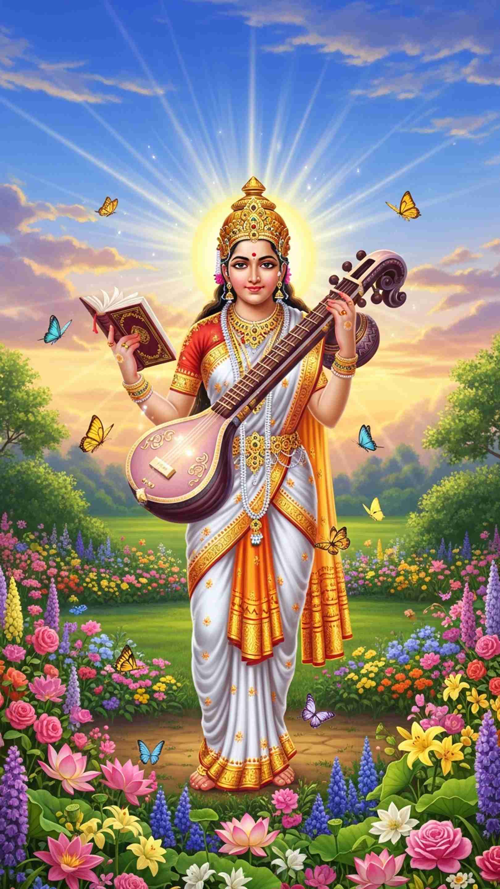 Sarswati Wallpaper