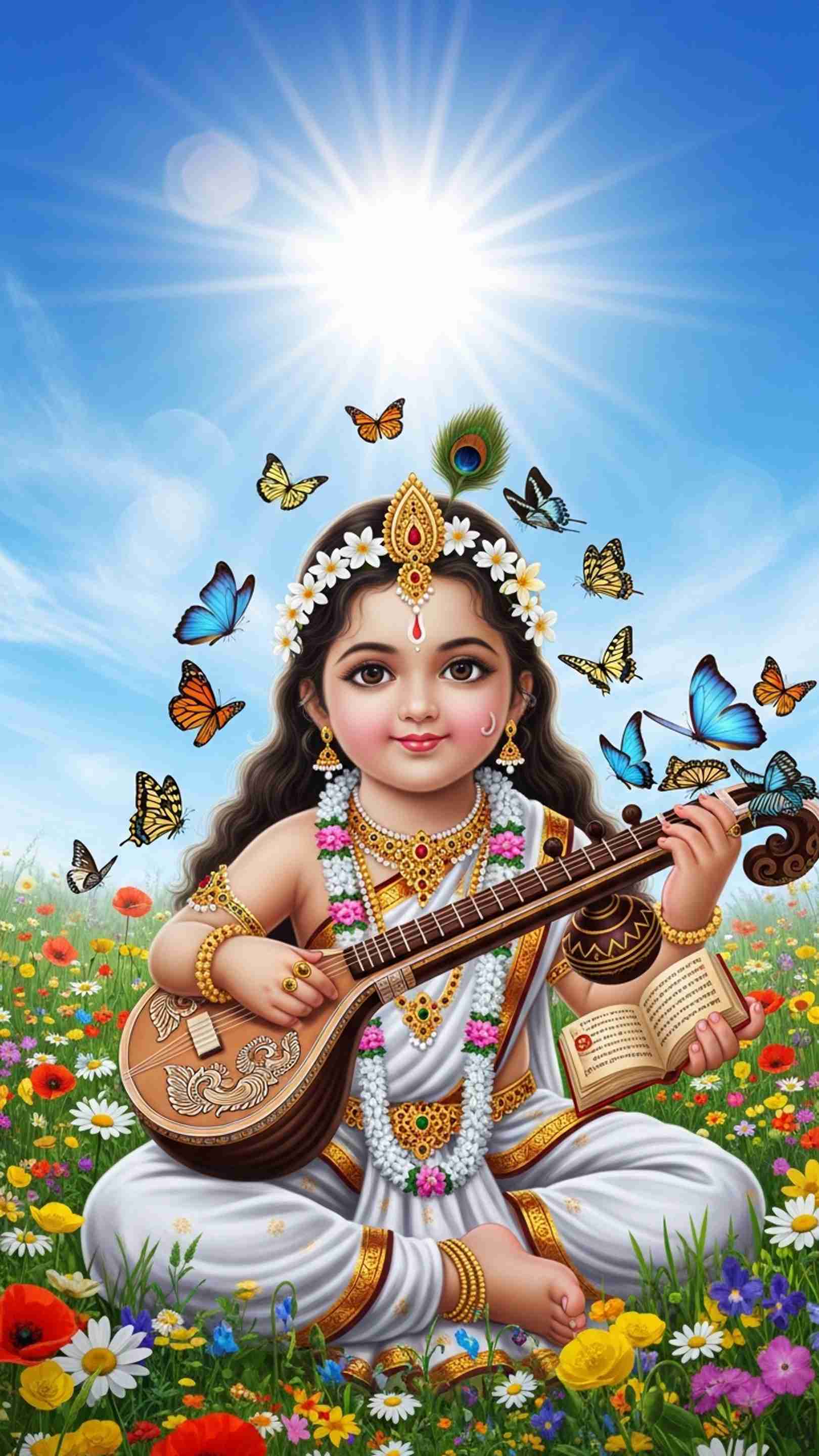 Sarswati Wallpaper