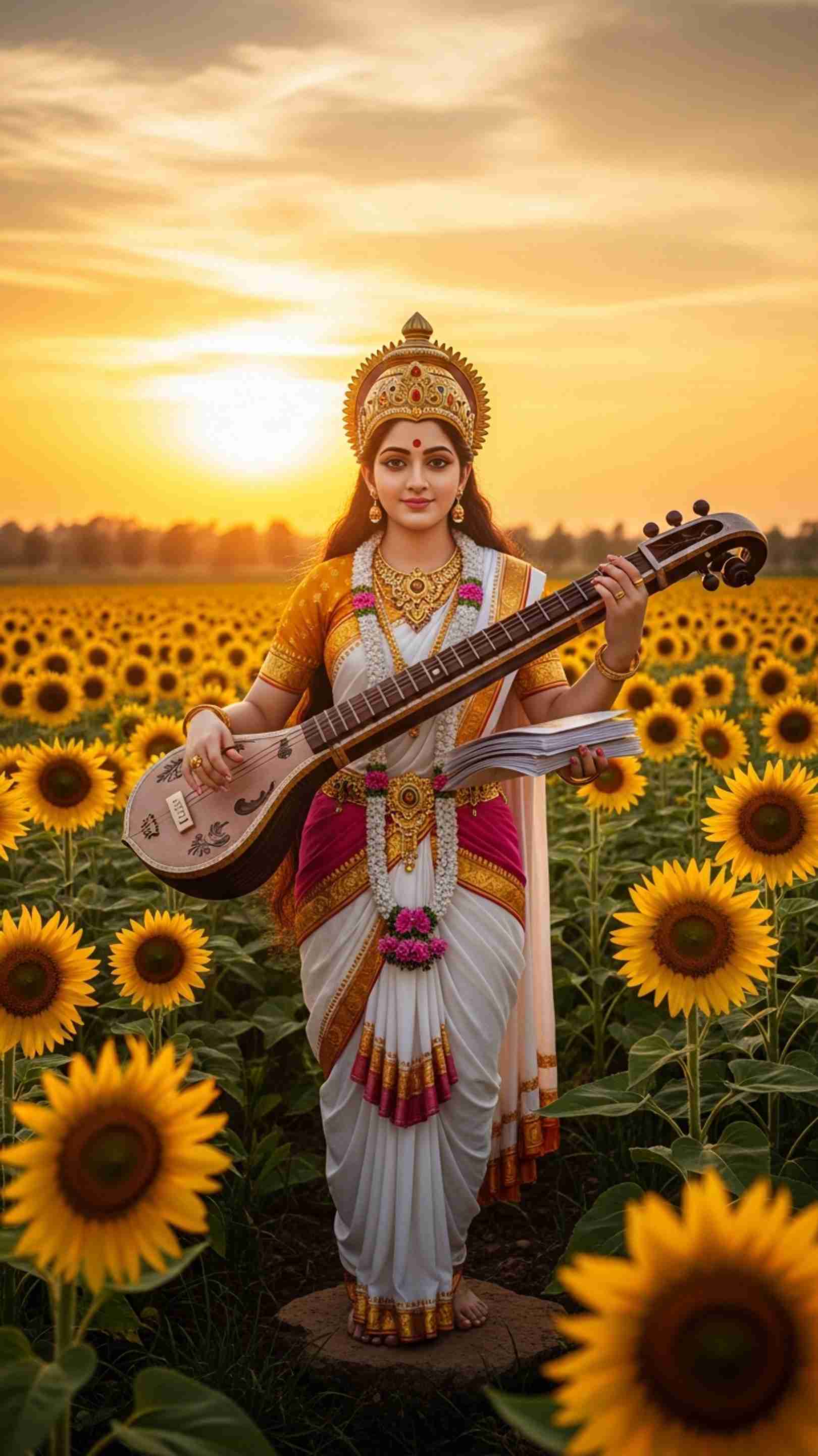Sarswati Wallpaper