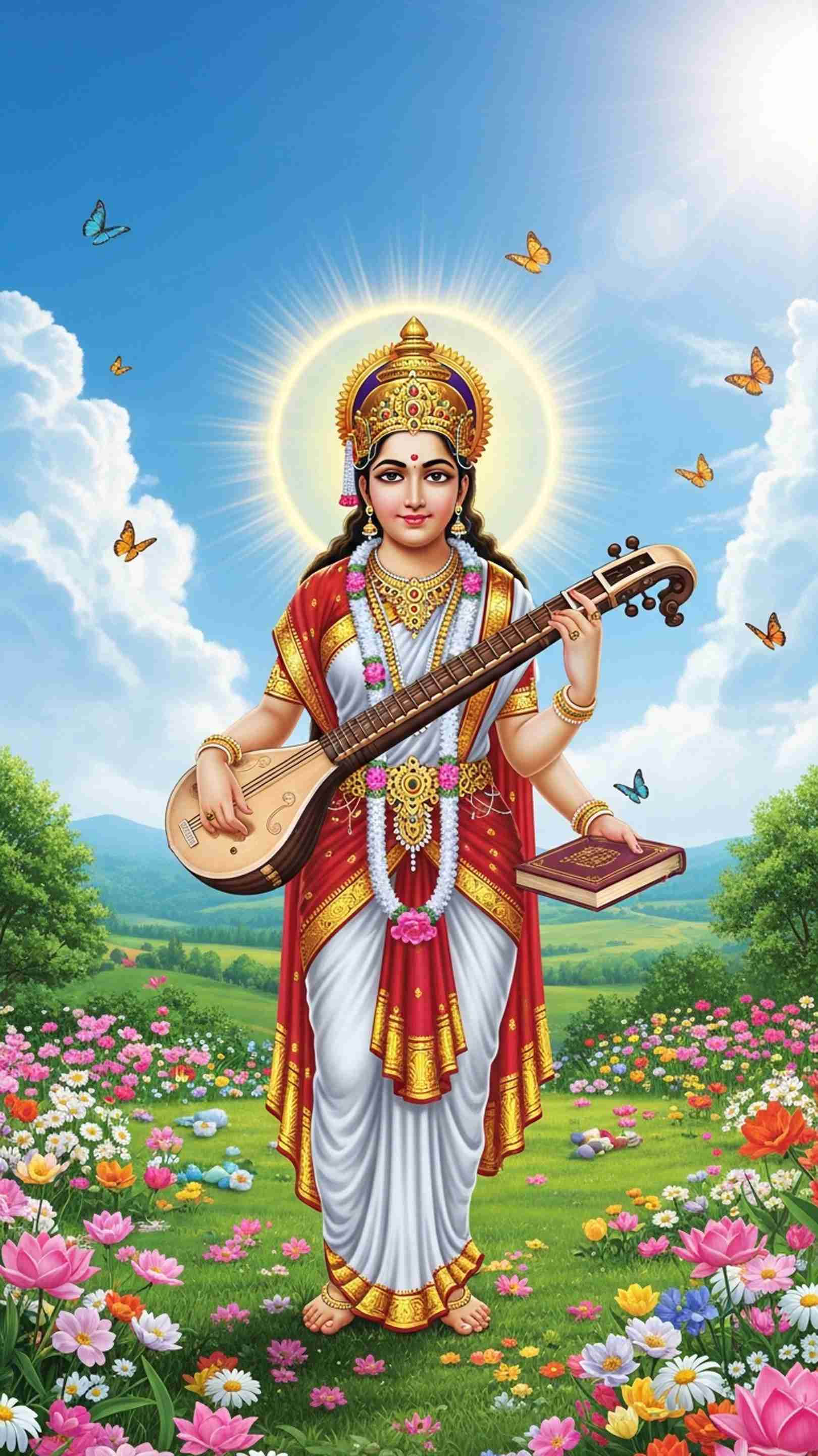 Sarswati Wallpaper