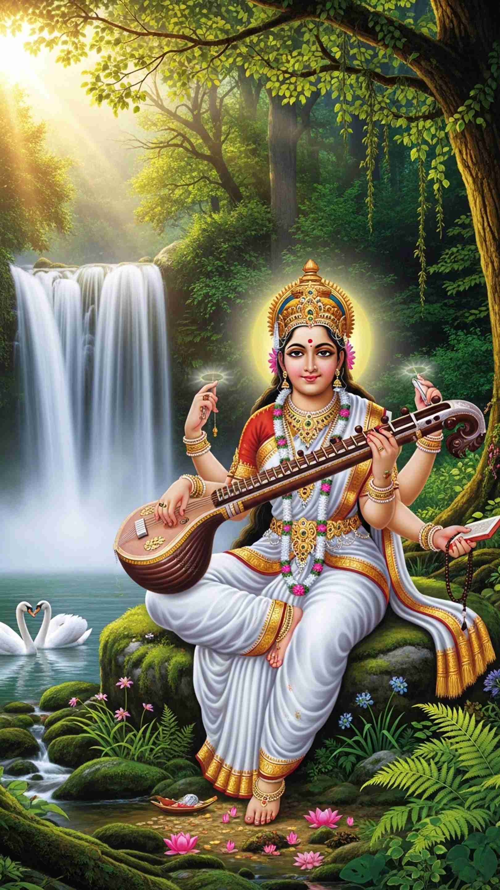 Sarswati Wallpaper