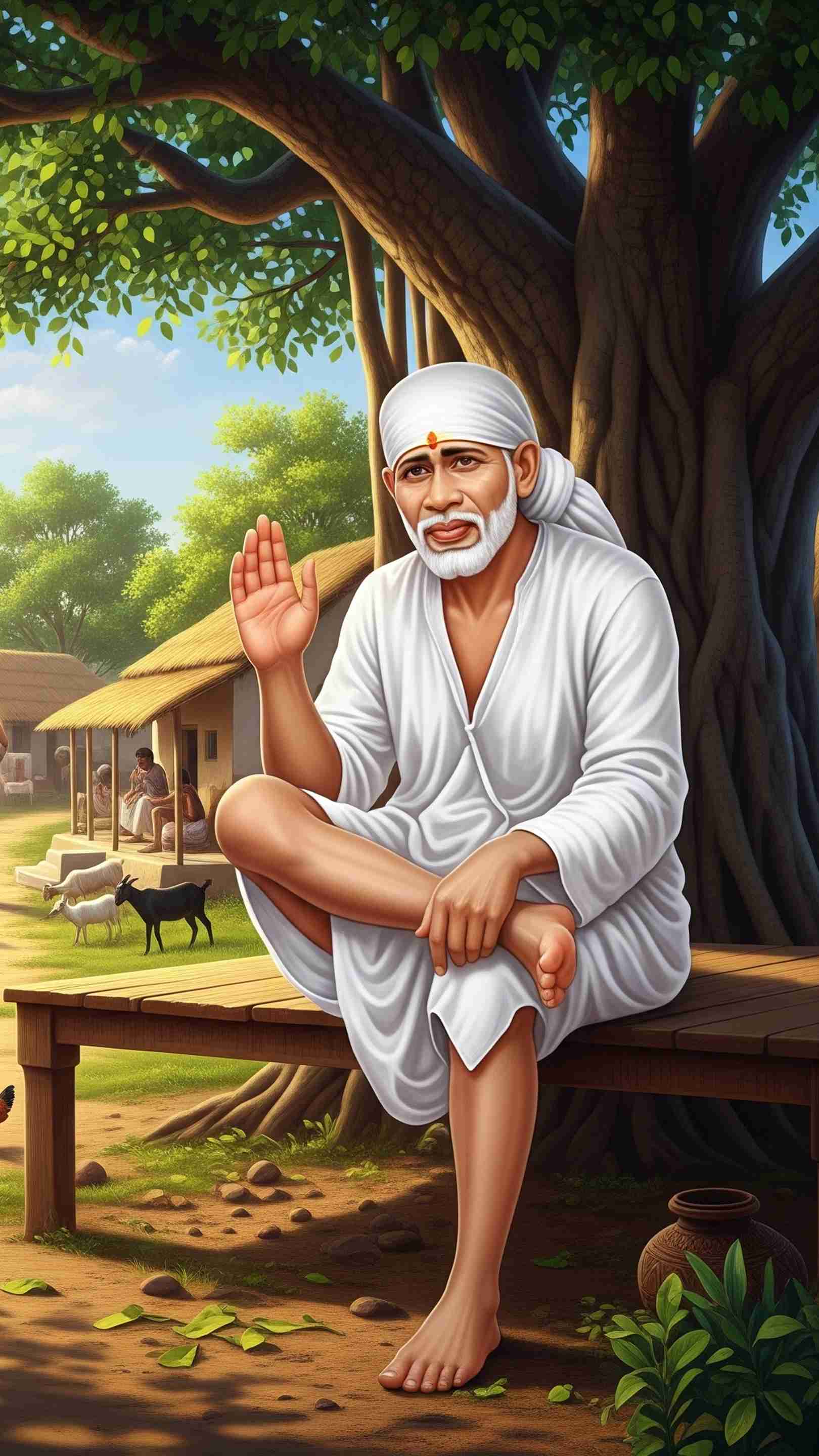 Sai Baba Photo Wallpaper
