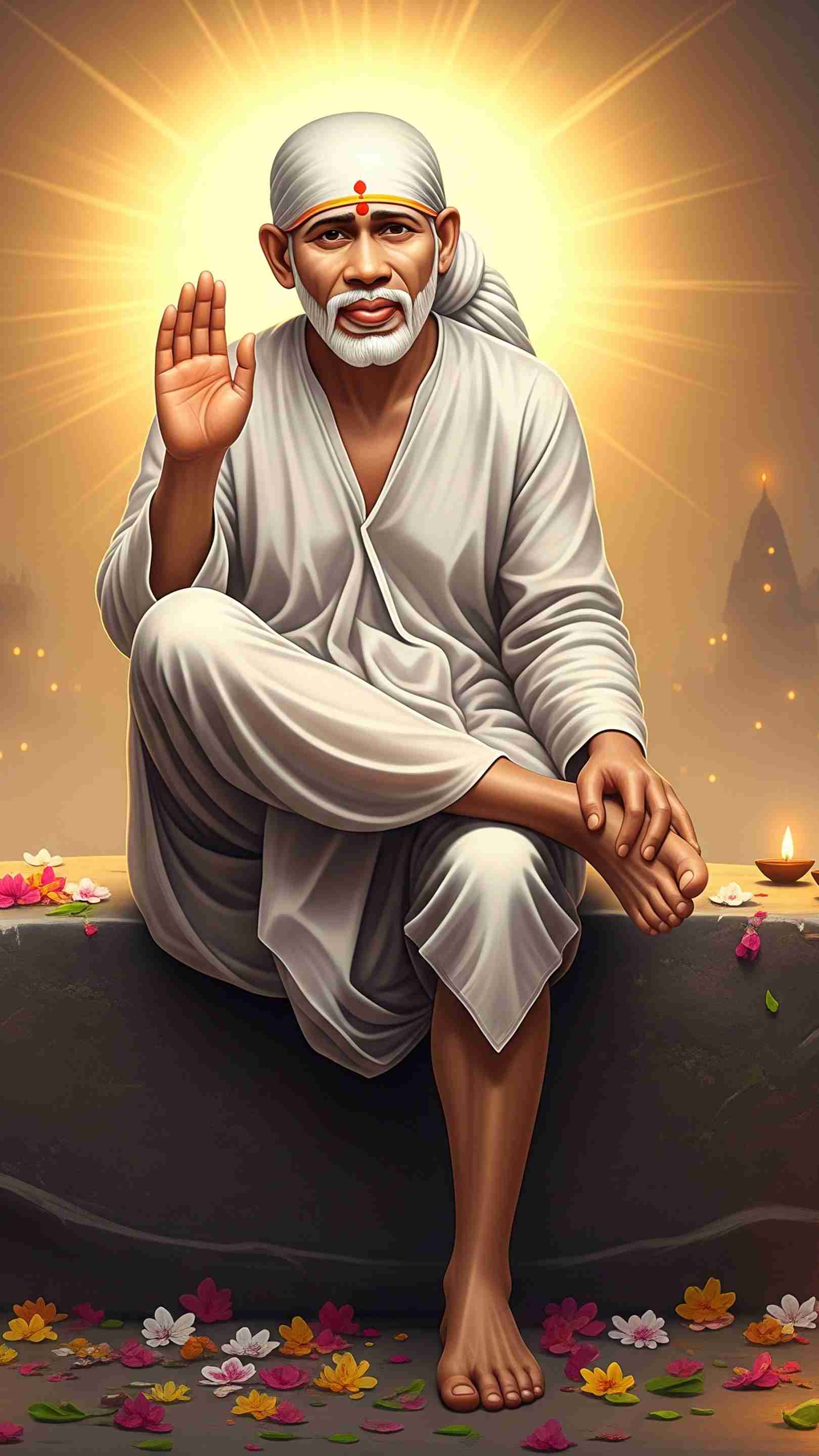 Sai Baba Photo Wallpaper