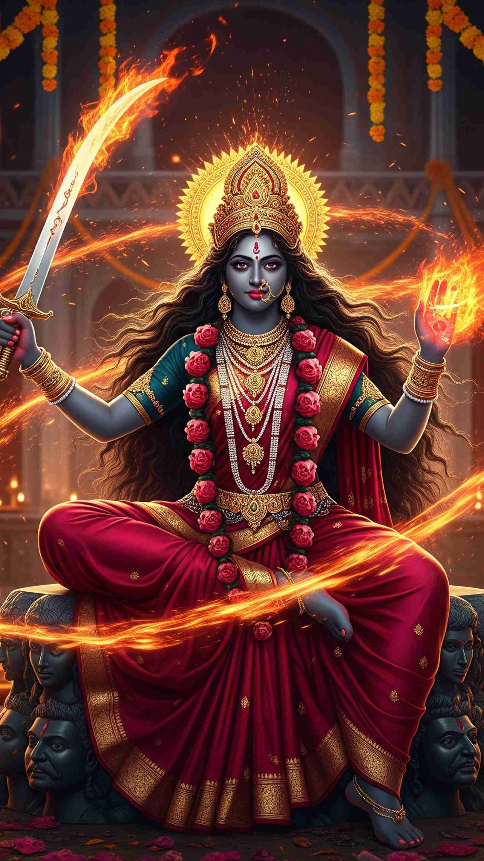 Mahakali Maa Mobile Wallpaper