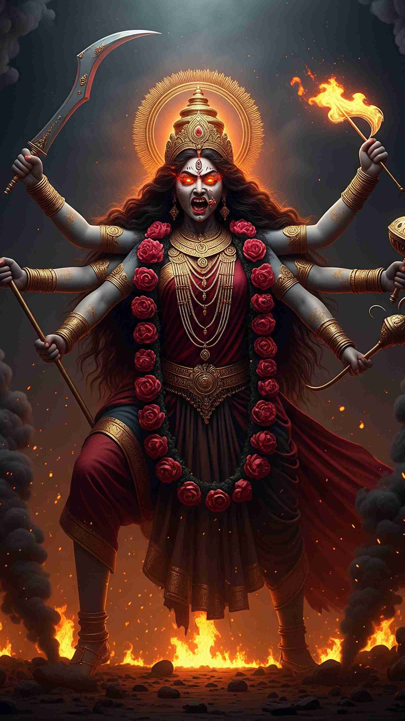 Mahakali Maa Mobile Wallpaper