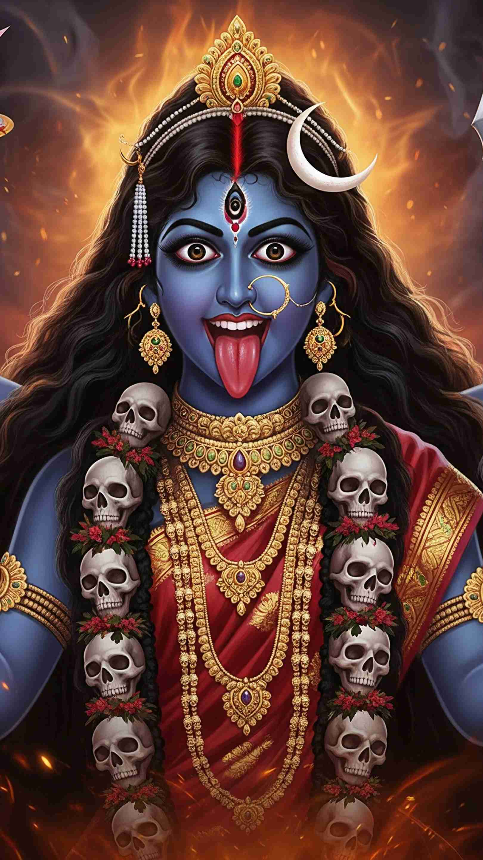 Mahakali Maa Mobile Wallpaper