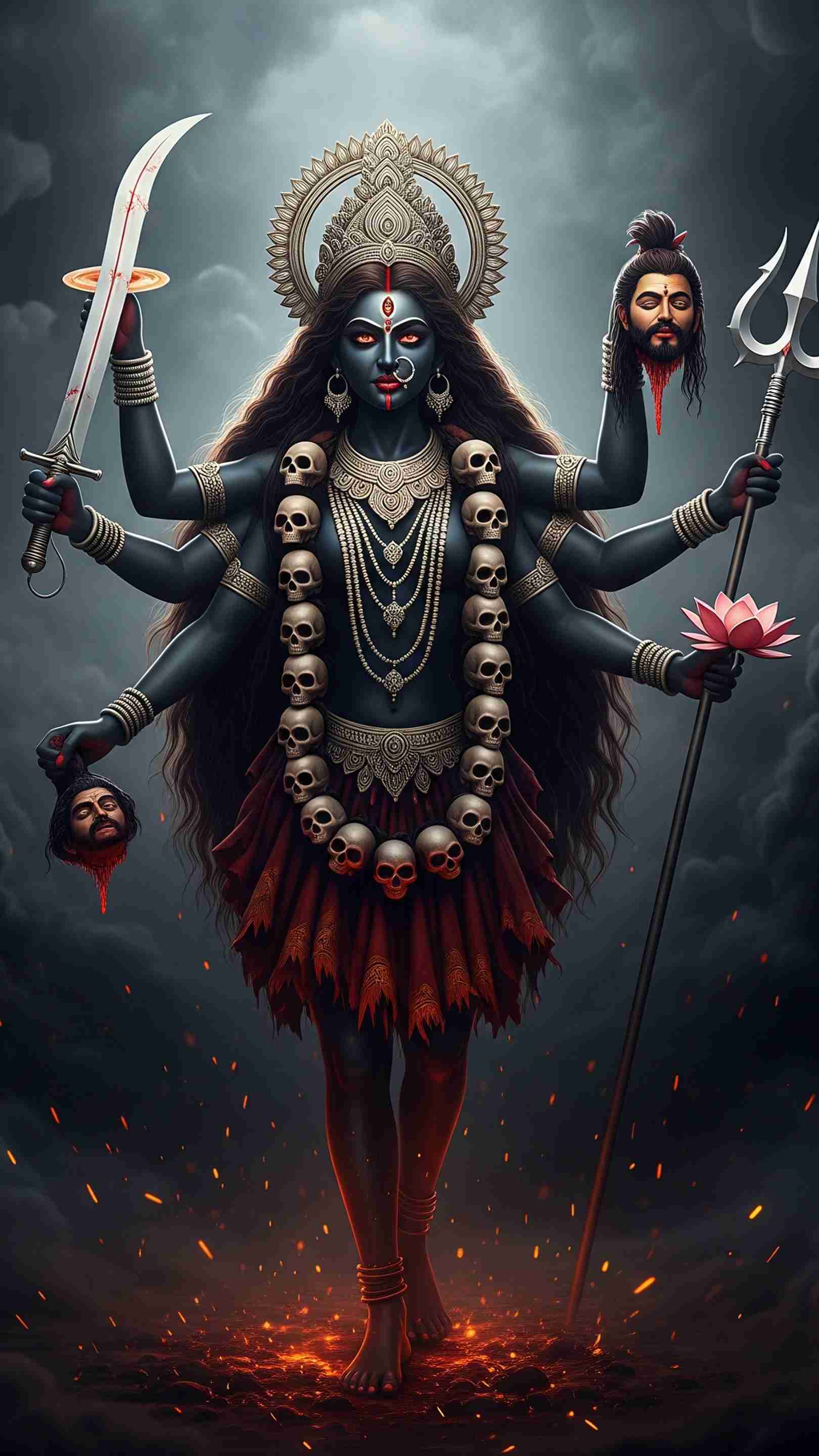 Mahakali Maa Mobile Wallpaper
