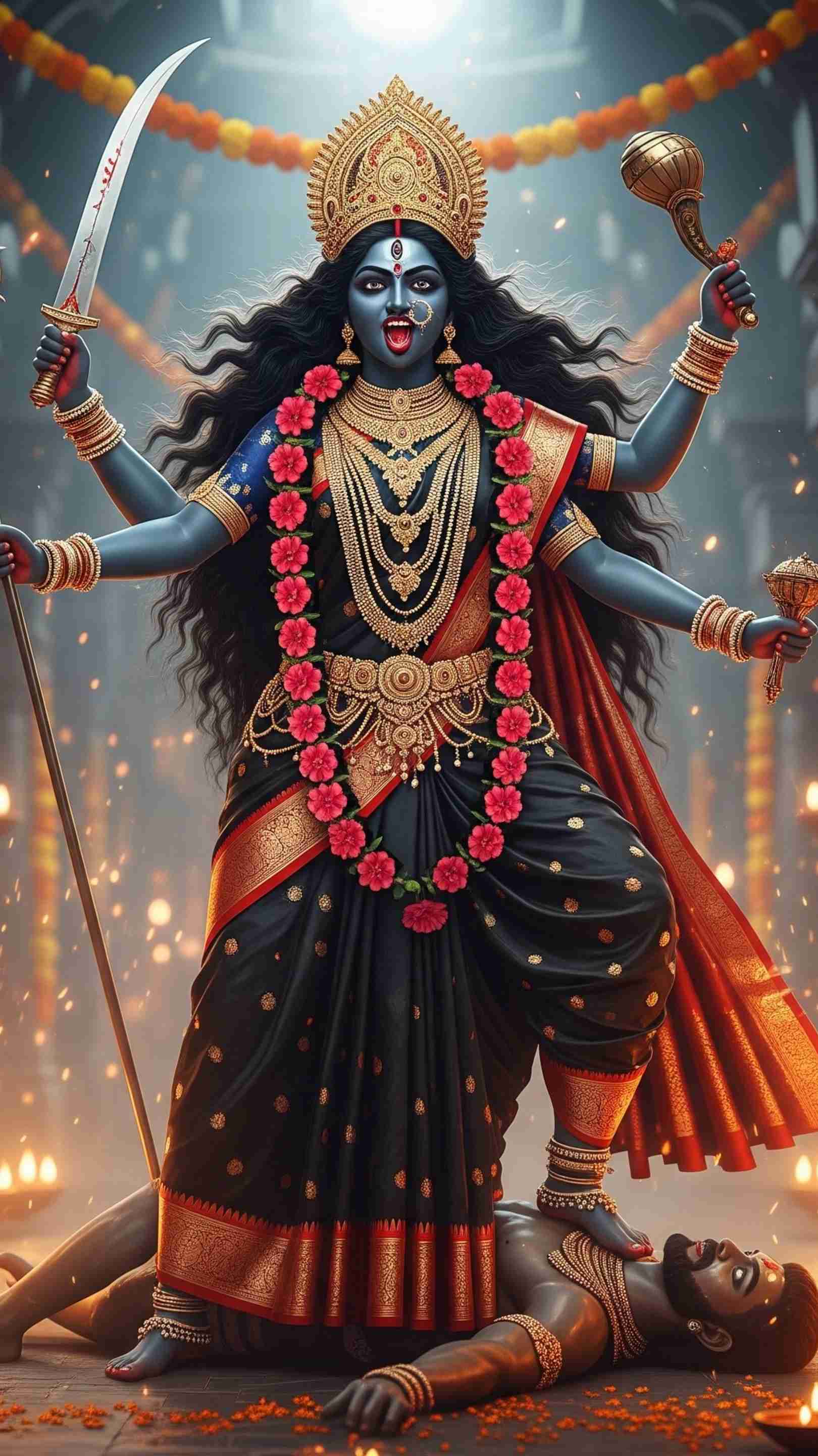 Mahakali Maa Mobile Wallpaper