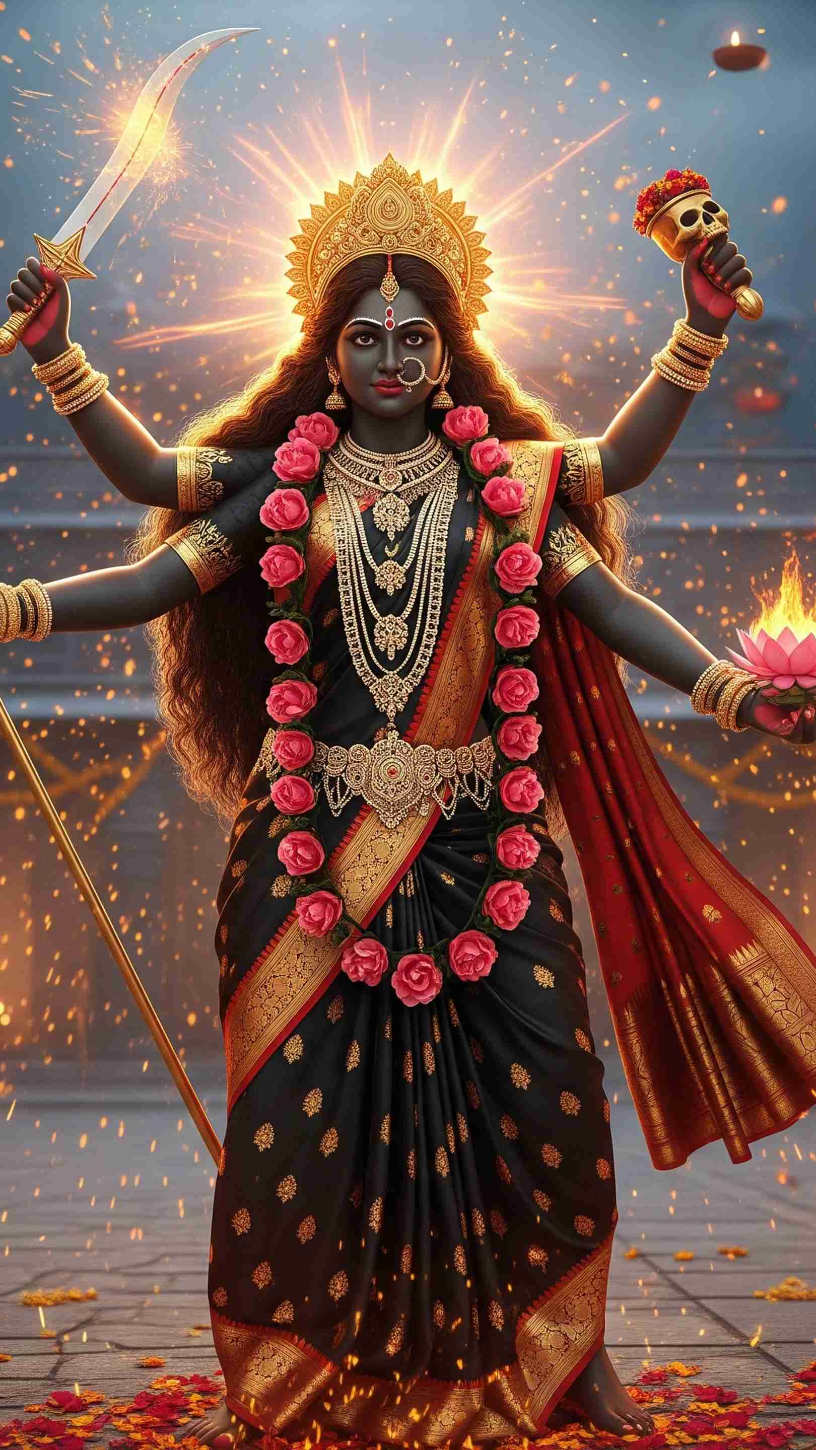 Mahakali Maa Mobile Wallpaper