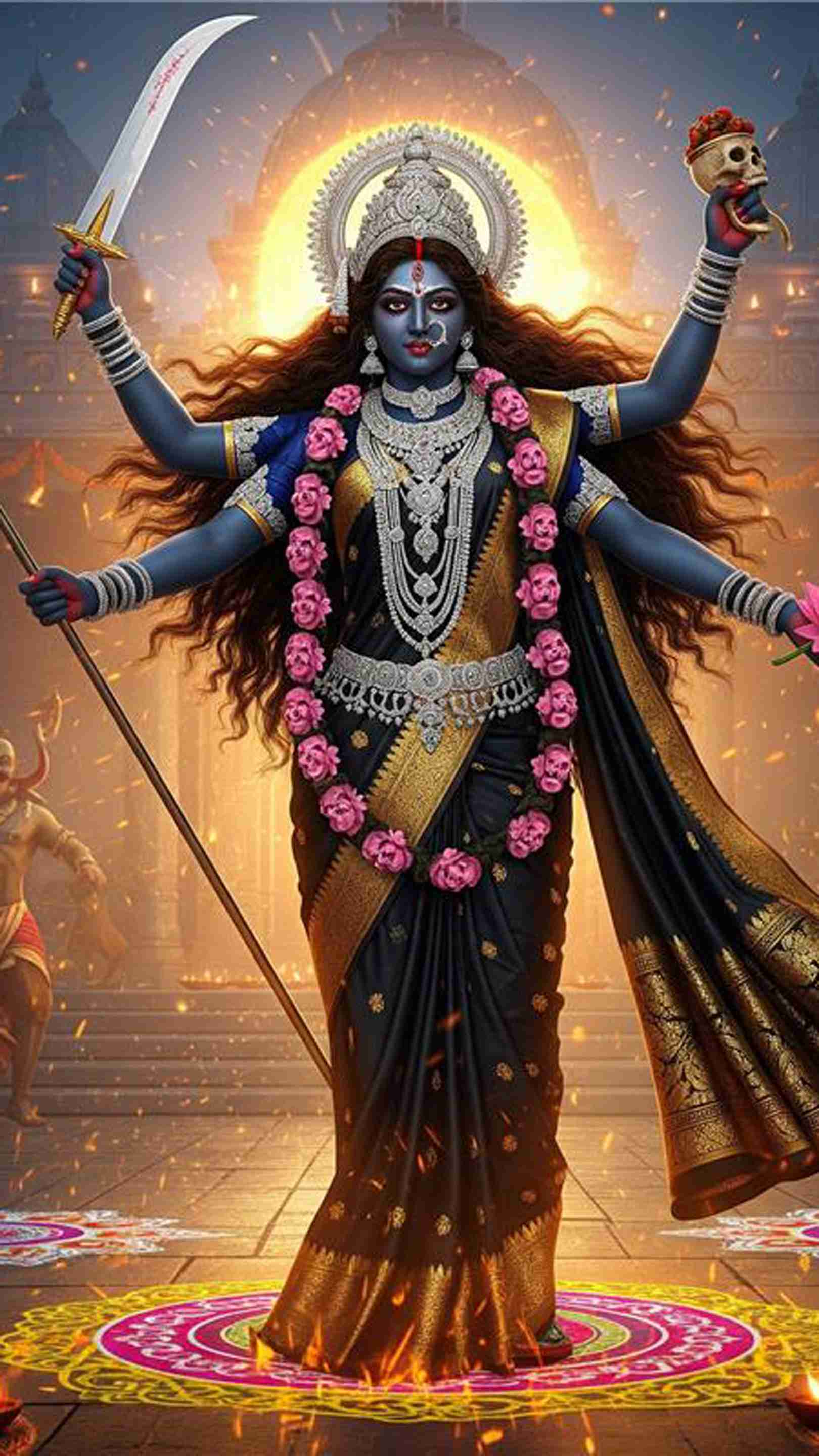 Mahakali Maa Mobile Wallpaper