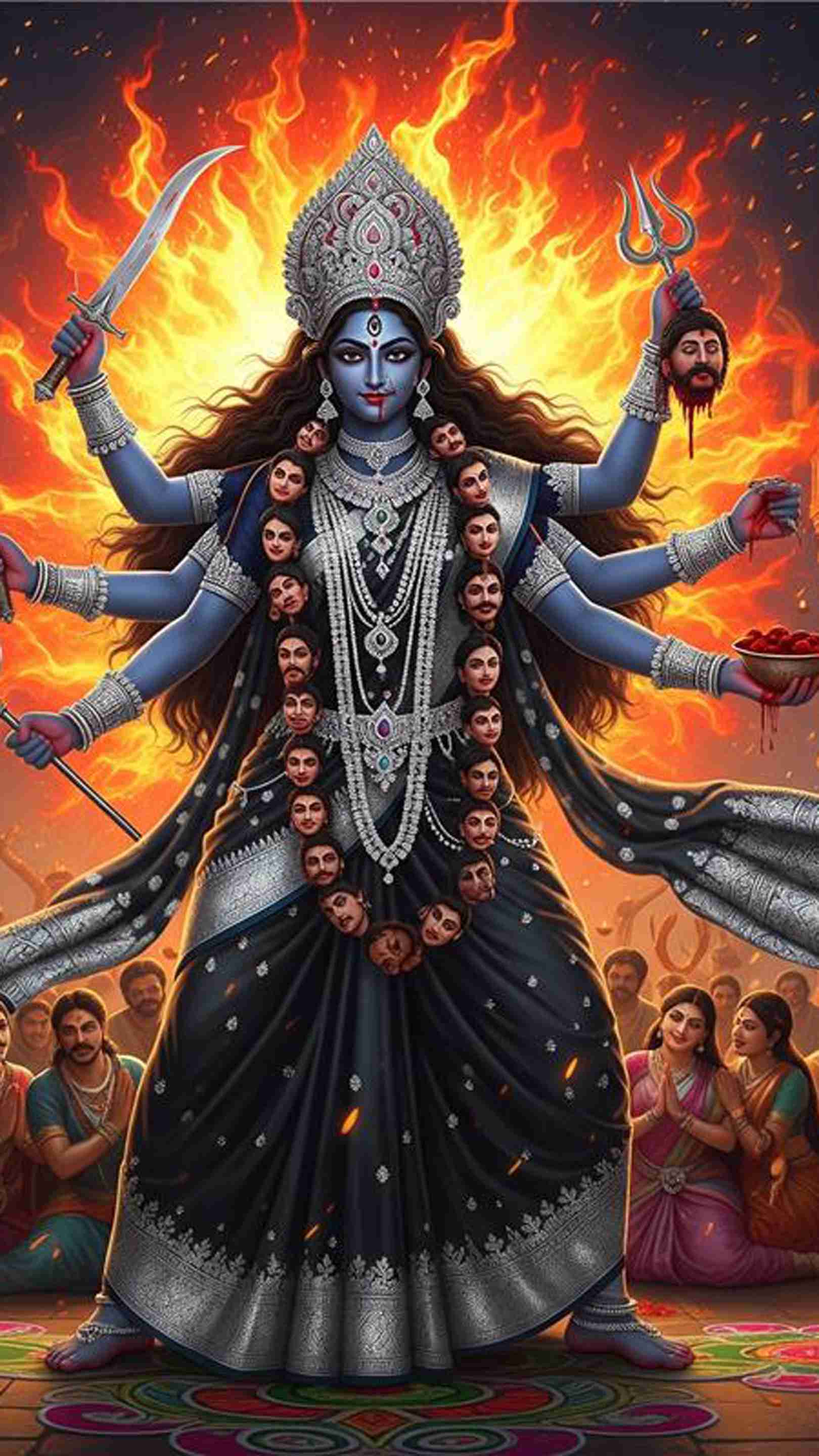 Mahakali Maa Mobile Wallpaper