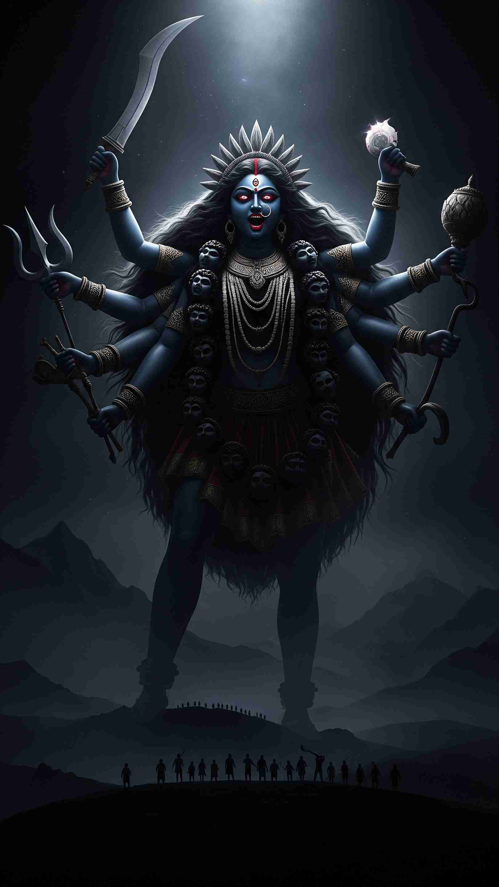 Mahakali Maa Mobile Wallpaper