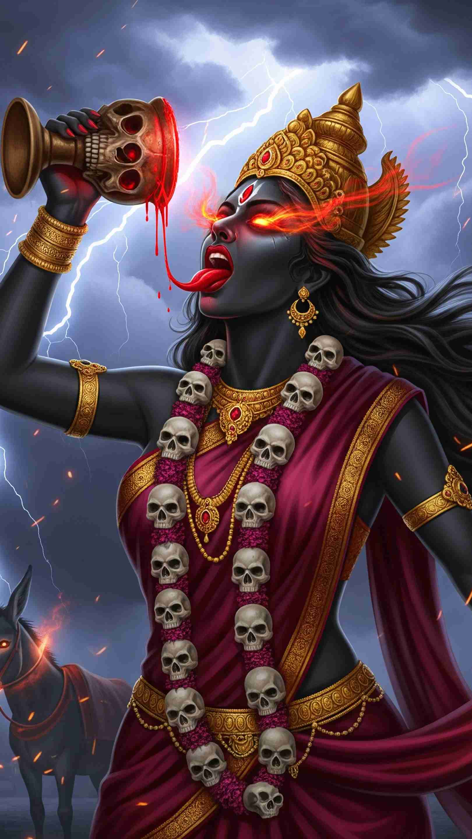 Mahakali Maa Mobile Wallpaper