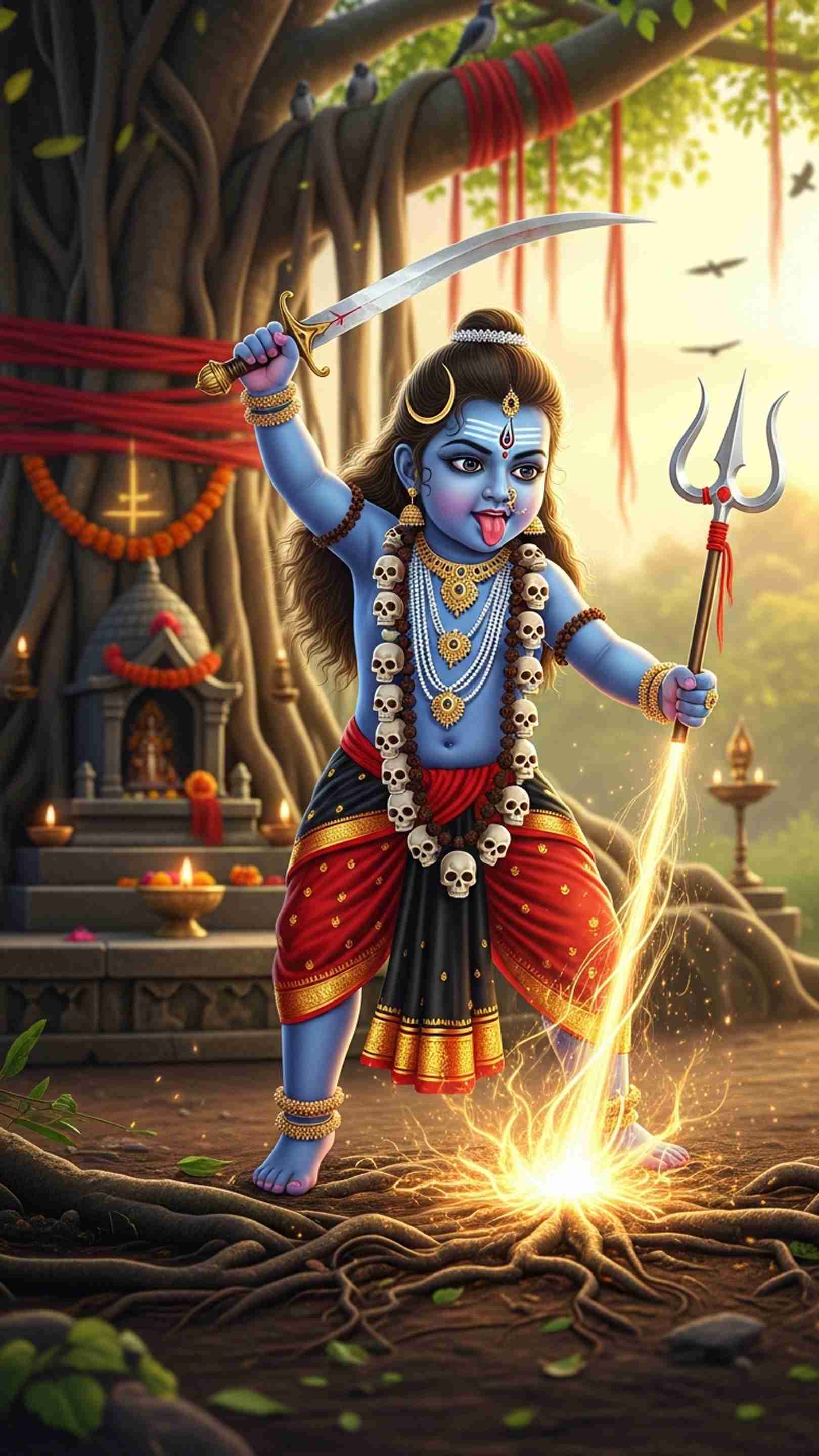 Mahakali Maa Mobile Wallpaper